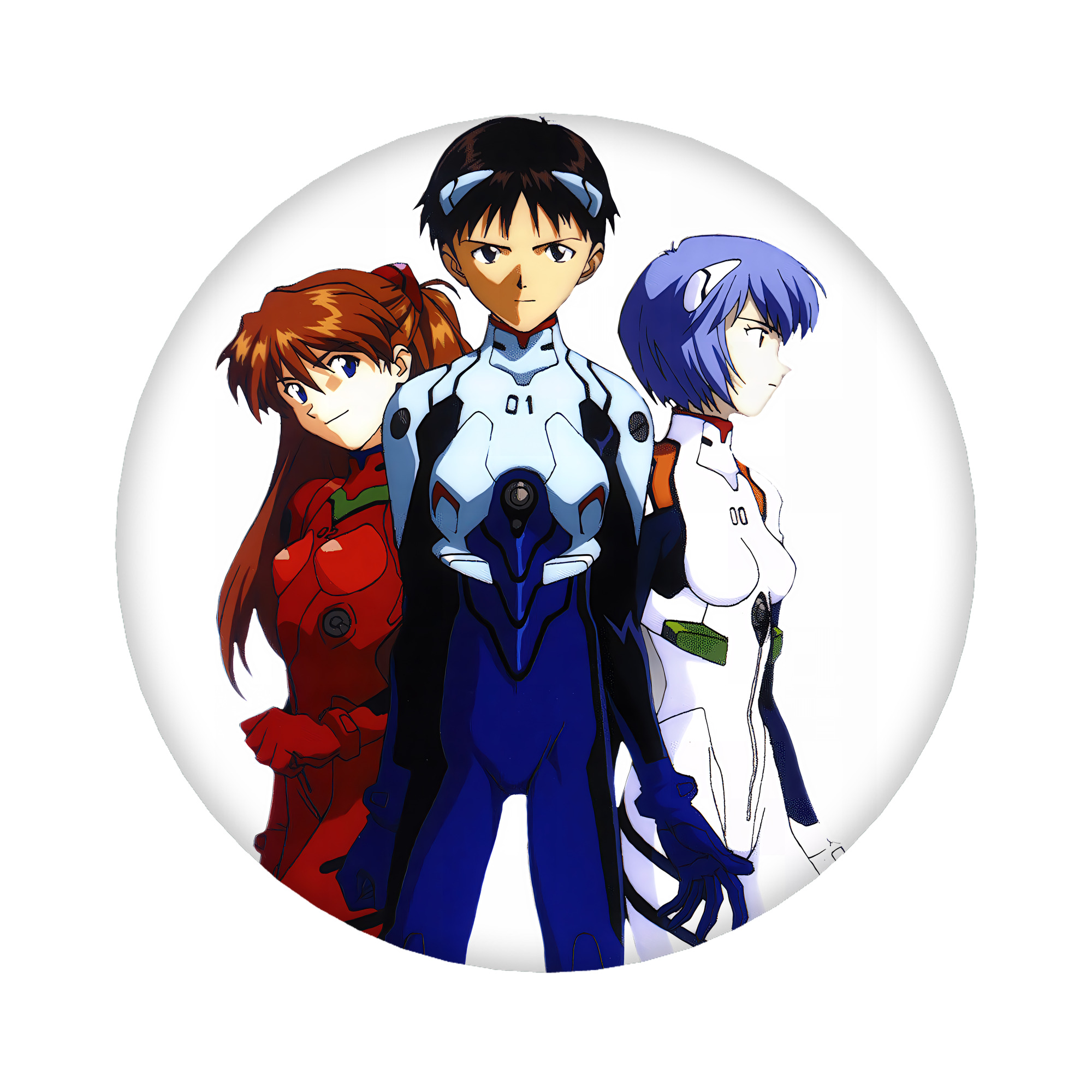（画像用） EVA 新世紀エヴァンゲリオン 6cm 缶バッジ 複数セット