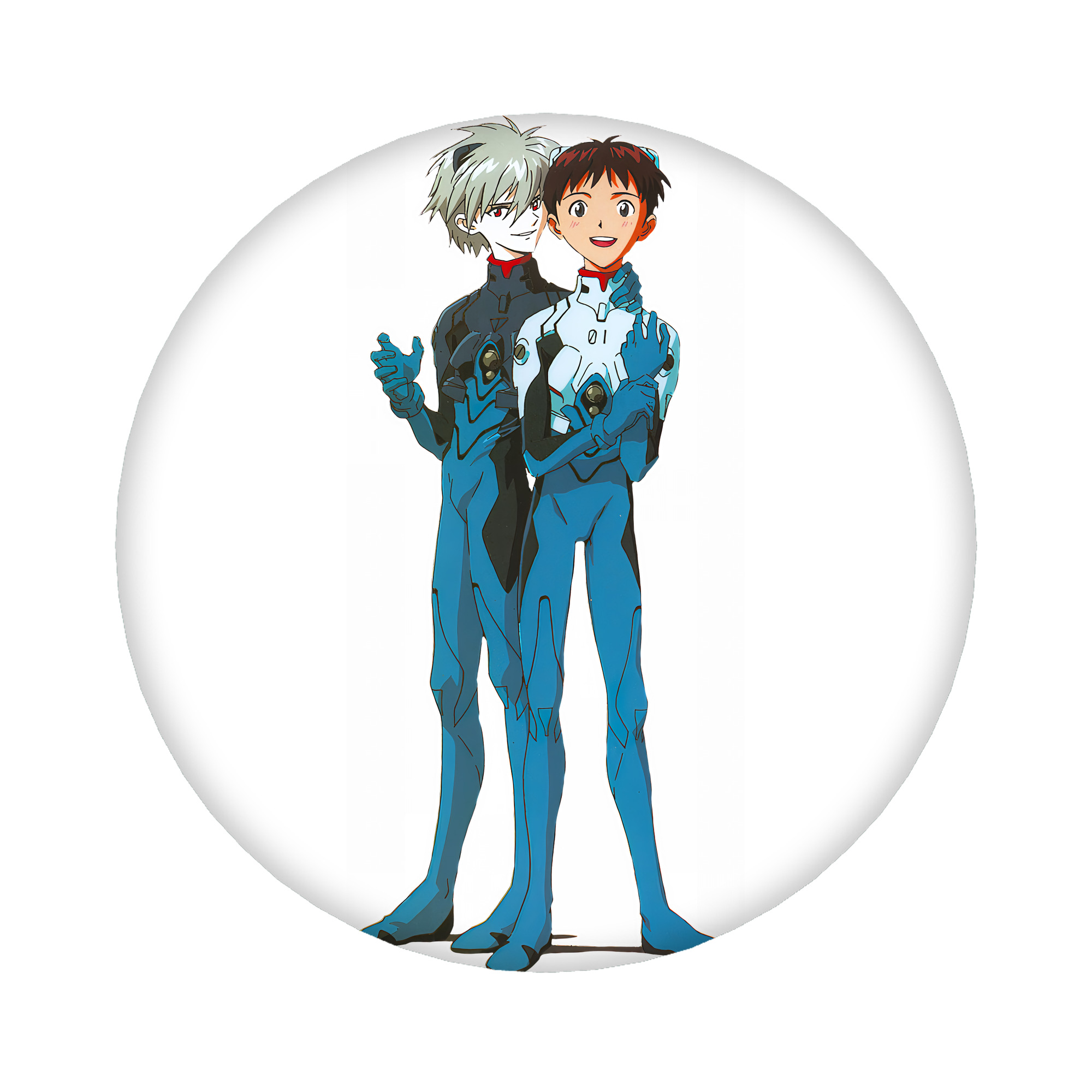 （画像用） EVA 新世紀エヴァンゲリオン 6cm 缶バッジ 複数セット