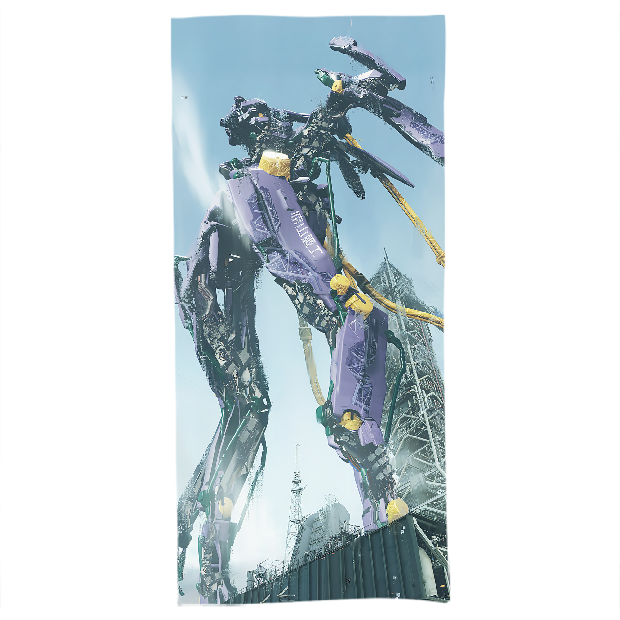 （画像用） EVA 新世紀エヴァンゲリオン 大判バスタオル 70×140cm 吸水速乾 柔らかい肌触り