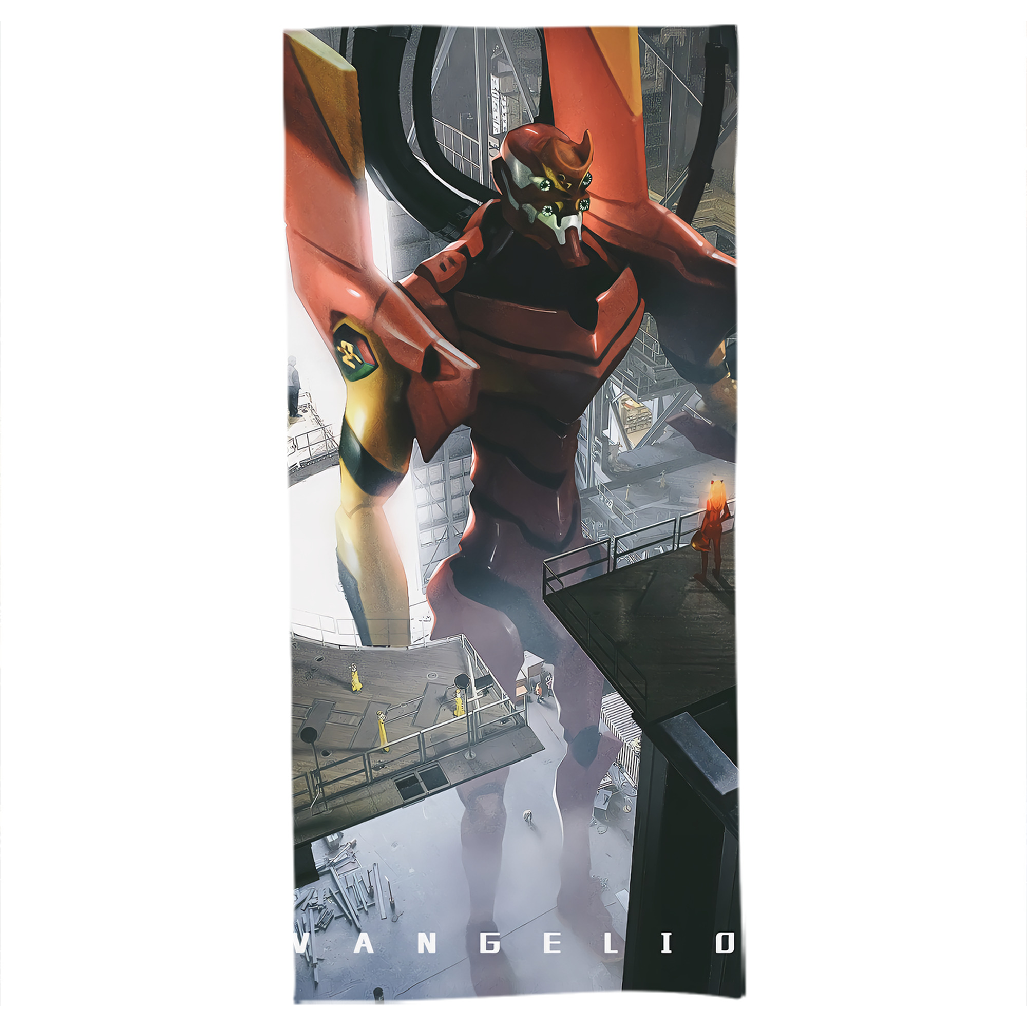（画像用） EVA 新世紀エヴァンゲリオン 大判バスタオル 70×140cm 吸水速乾 柔らかい肌触り