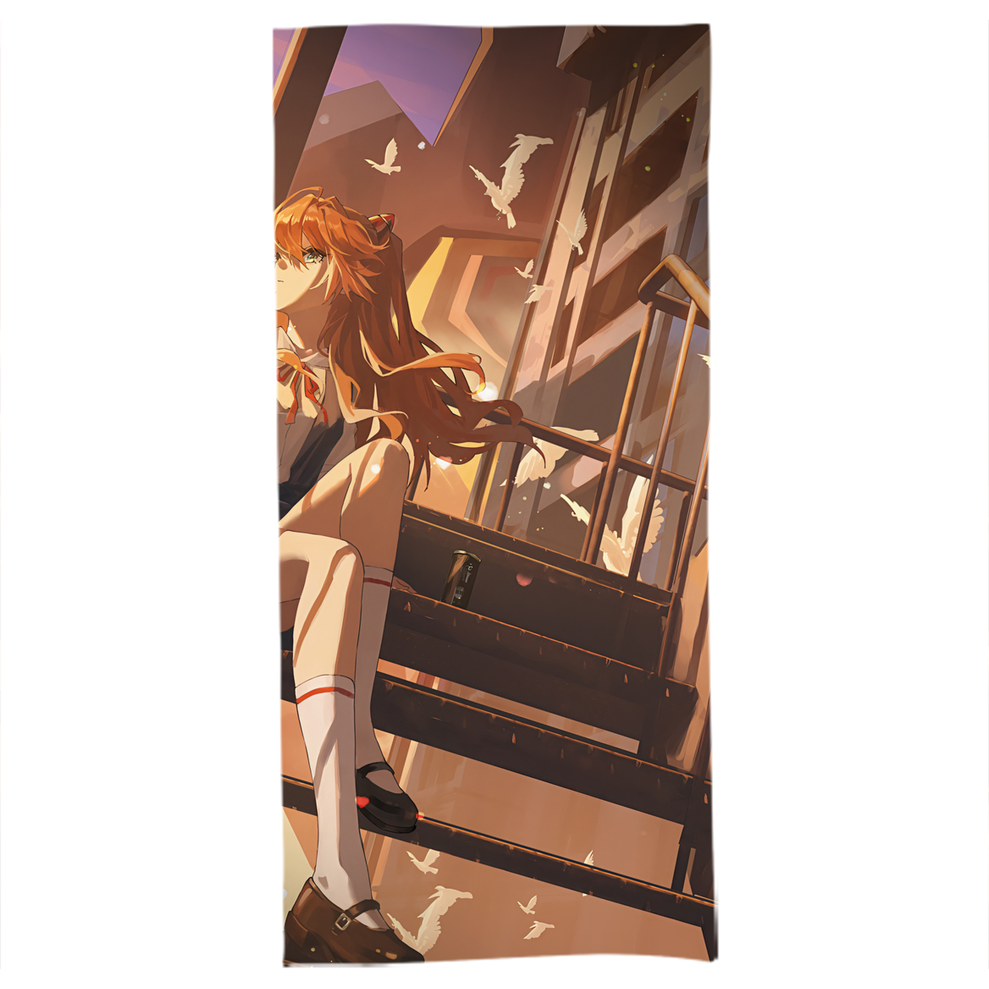 （画像用） EVA 新世紀エヴァンゲリオン 大判バスタオル 70×140cm 吸水速乾 柔らかい肌触り