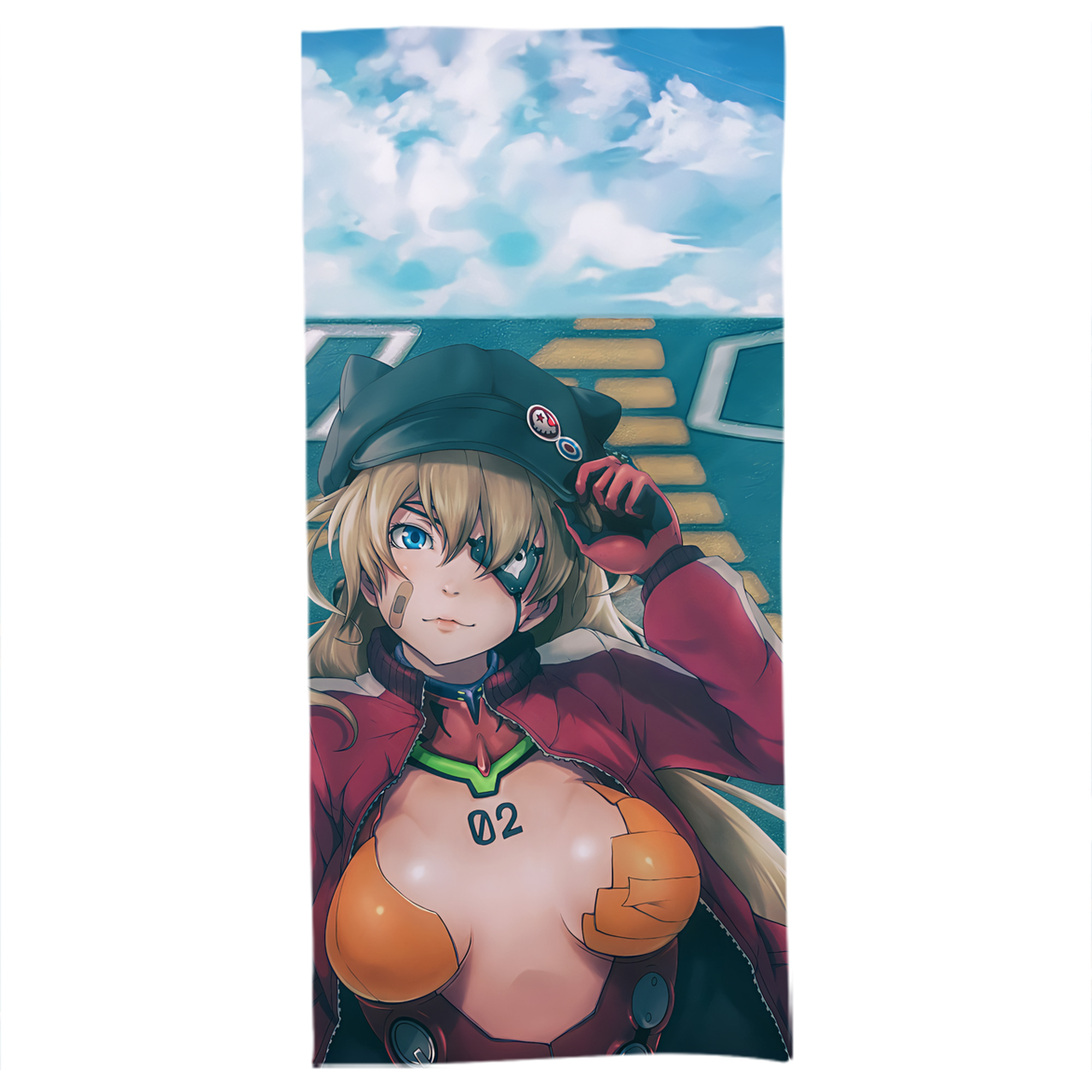（画像用） EVA 新世紀エヴァンゲリオン 大判バスタオル 70×140cm 吸水速乾 柔らかい肌触り