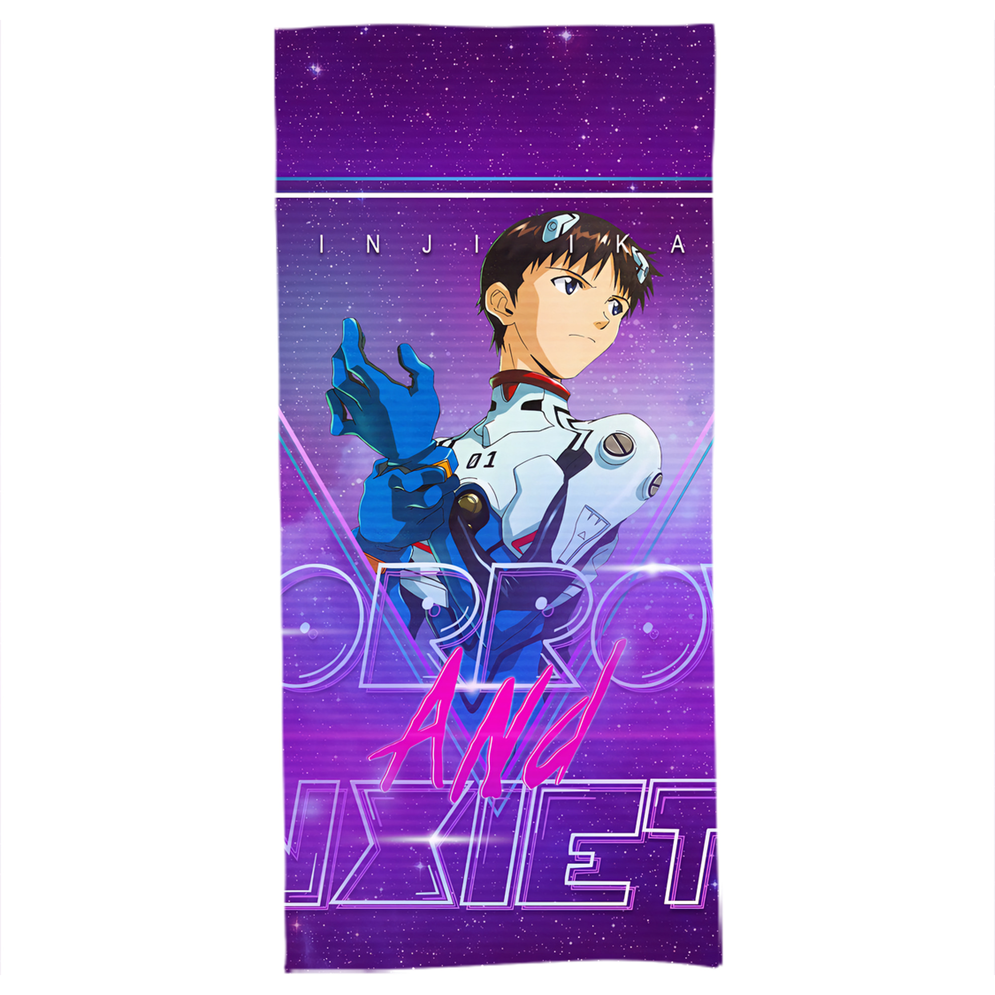 （画像用） EVA 新世紀エヴァンゲリオン 大判バスタオル 70×140cm 吸水速乾 柔らかい肌触り