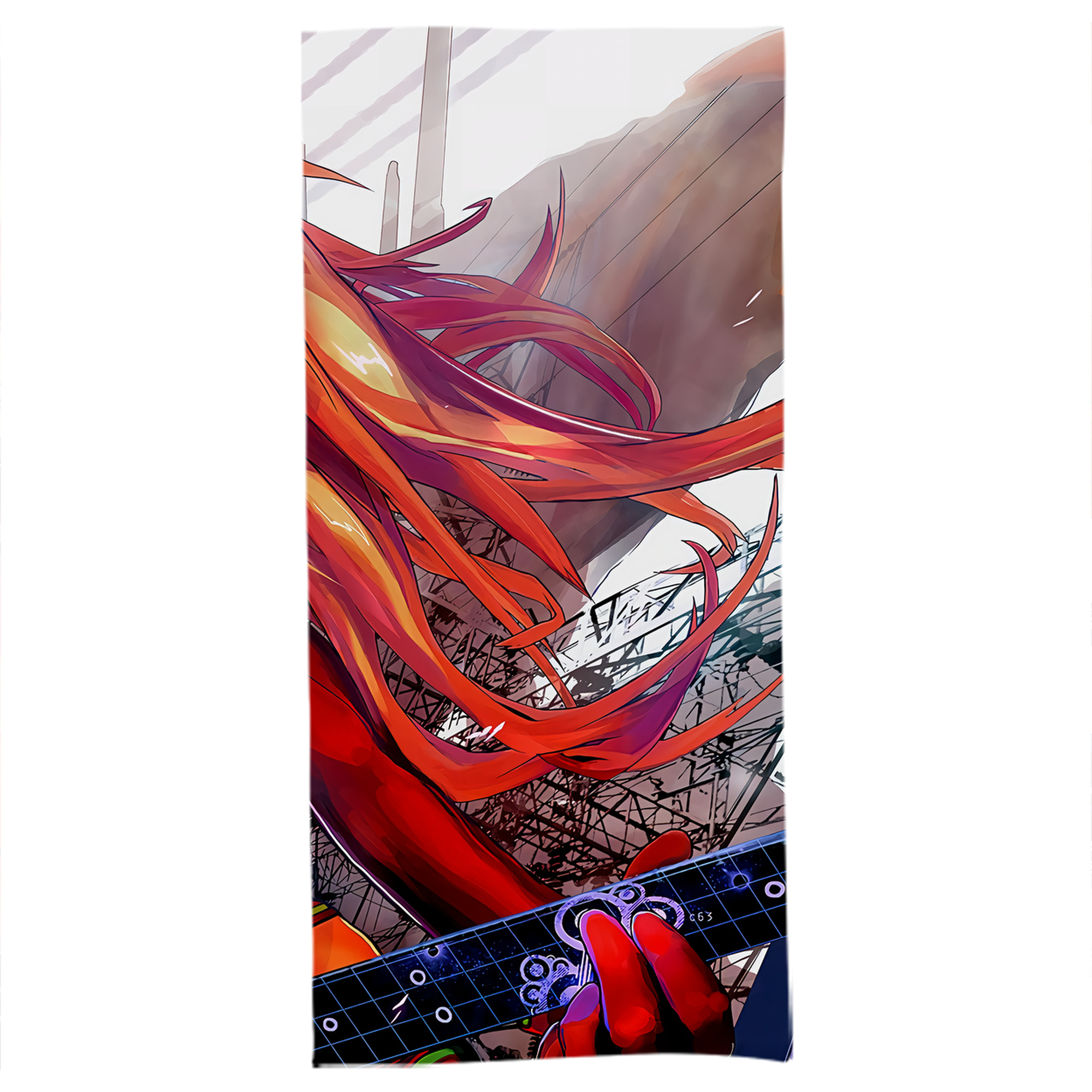 （画像用） EVA 新世紀エヴァンゲリオン 大判バスタオル 70×140cm 吸水速乾 柔らかい肌触り