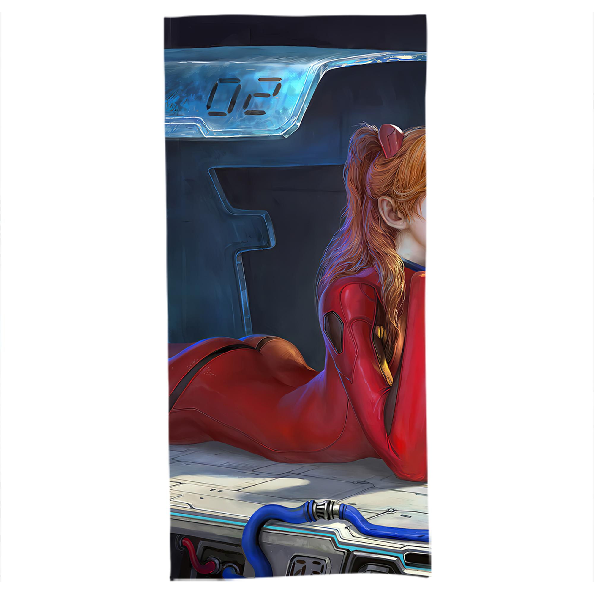 （画像用） EVA 新世紀エヴァンゲリオン 大判バスタオル 70×140cm 吸水速乾 柔らかい肌触り