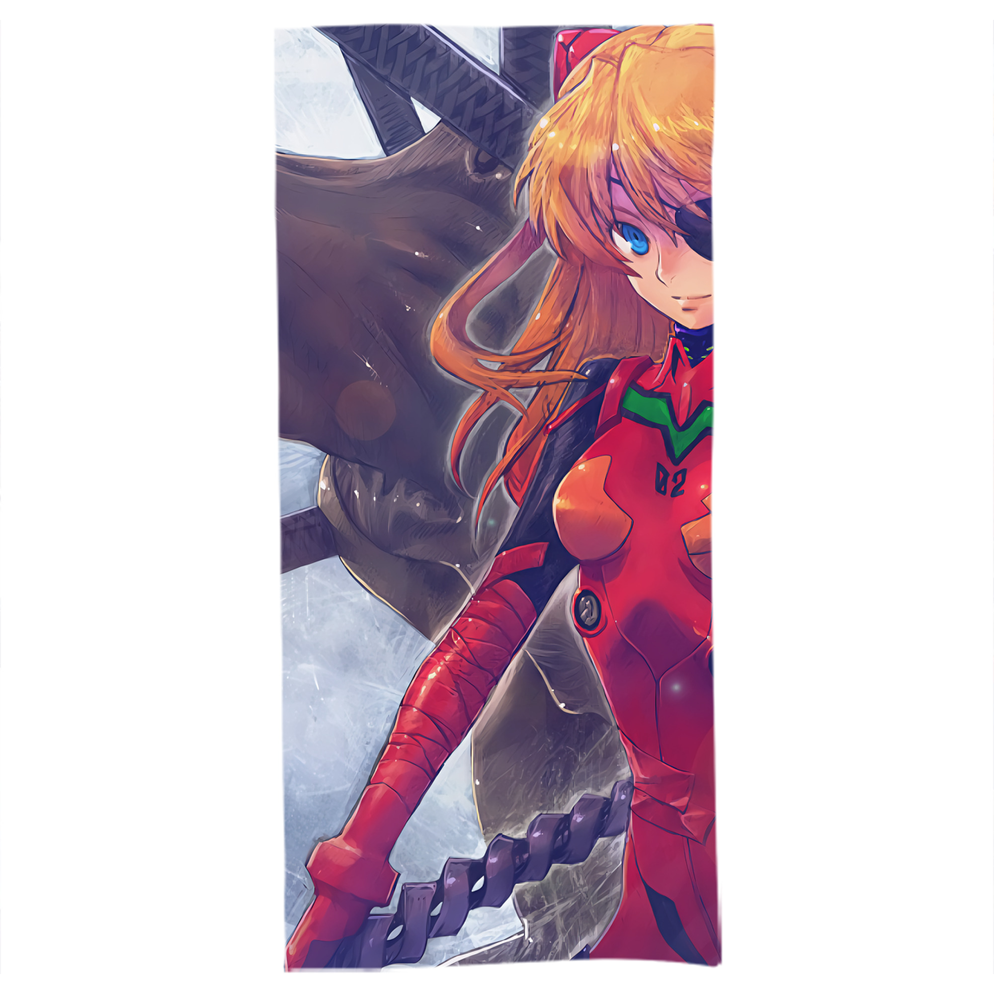 （画像用） EVA 新世紀エヴァンゲリオン 大判バスタオル 70×140cm 吸水速乾 柔らかい肌触り
