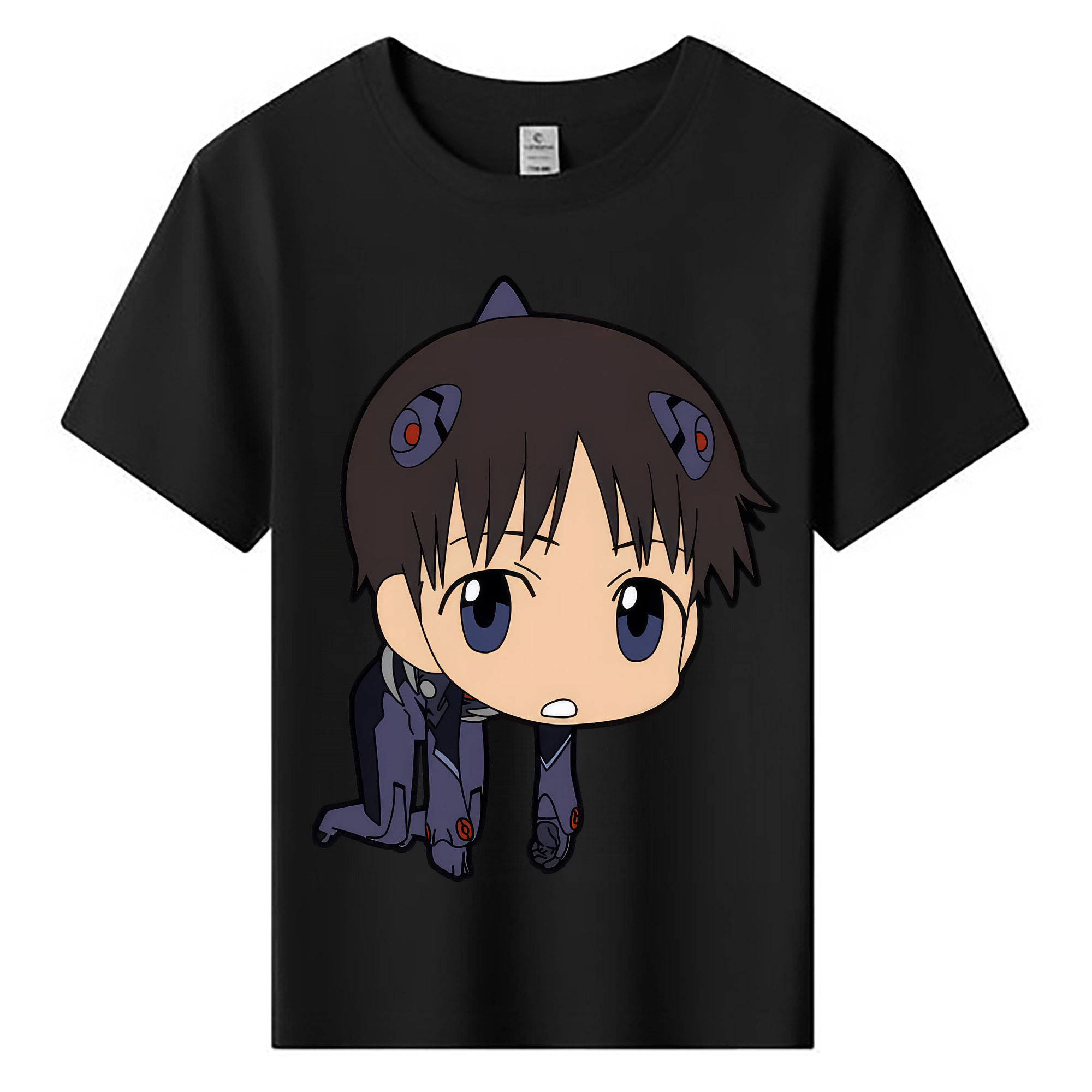 （画像用） EVA 新世紀エヴァンゲリオン 綿100％キッズTシャツ（フロントプリント）