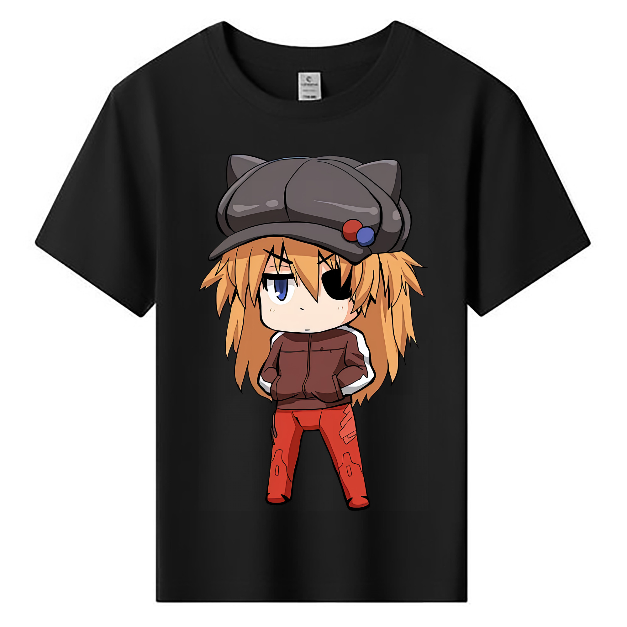 （画像用） EVA 新世紀エヴァンゲリオン 綿100％キッズTシャツ（フロントプリント）