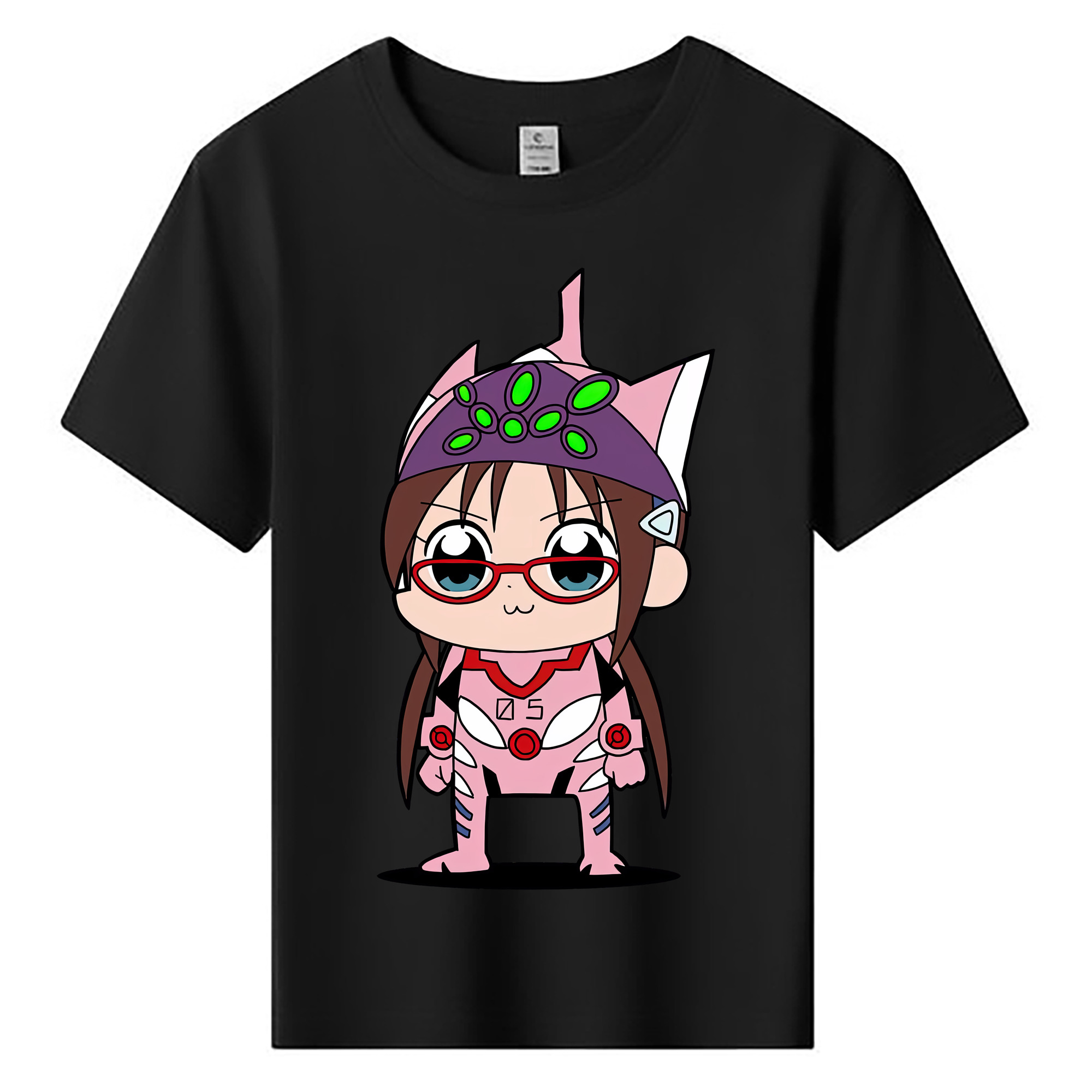 （画像用） EVA 新世紀エヴァンゲリオン 綿100％キッズTシャツ（フロントプリント）