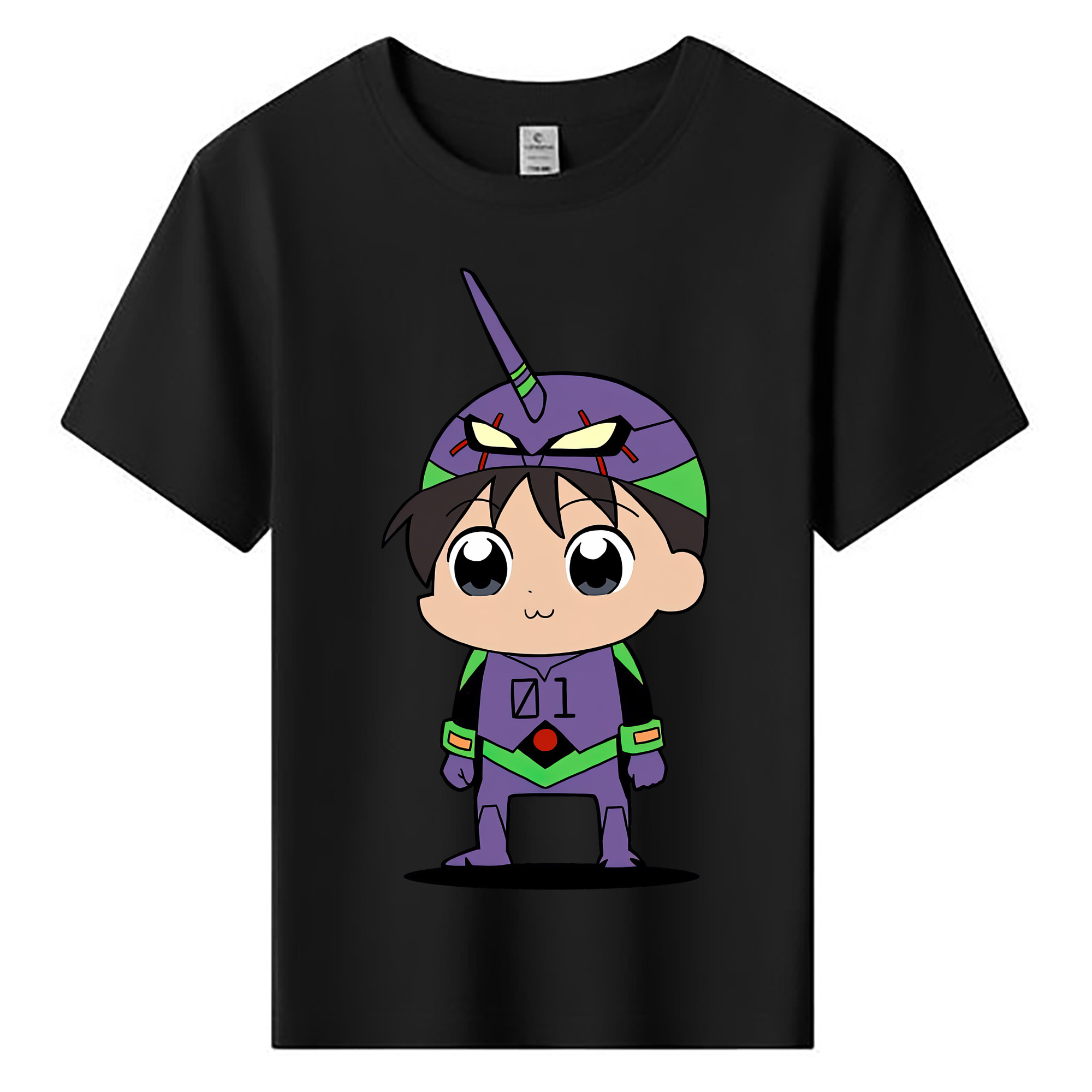 （画像用） EVA 新世紀エヴァンゲリオン 綿100％キッズTシャツ（フロントプリント）