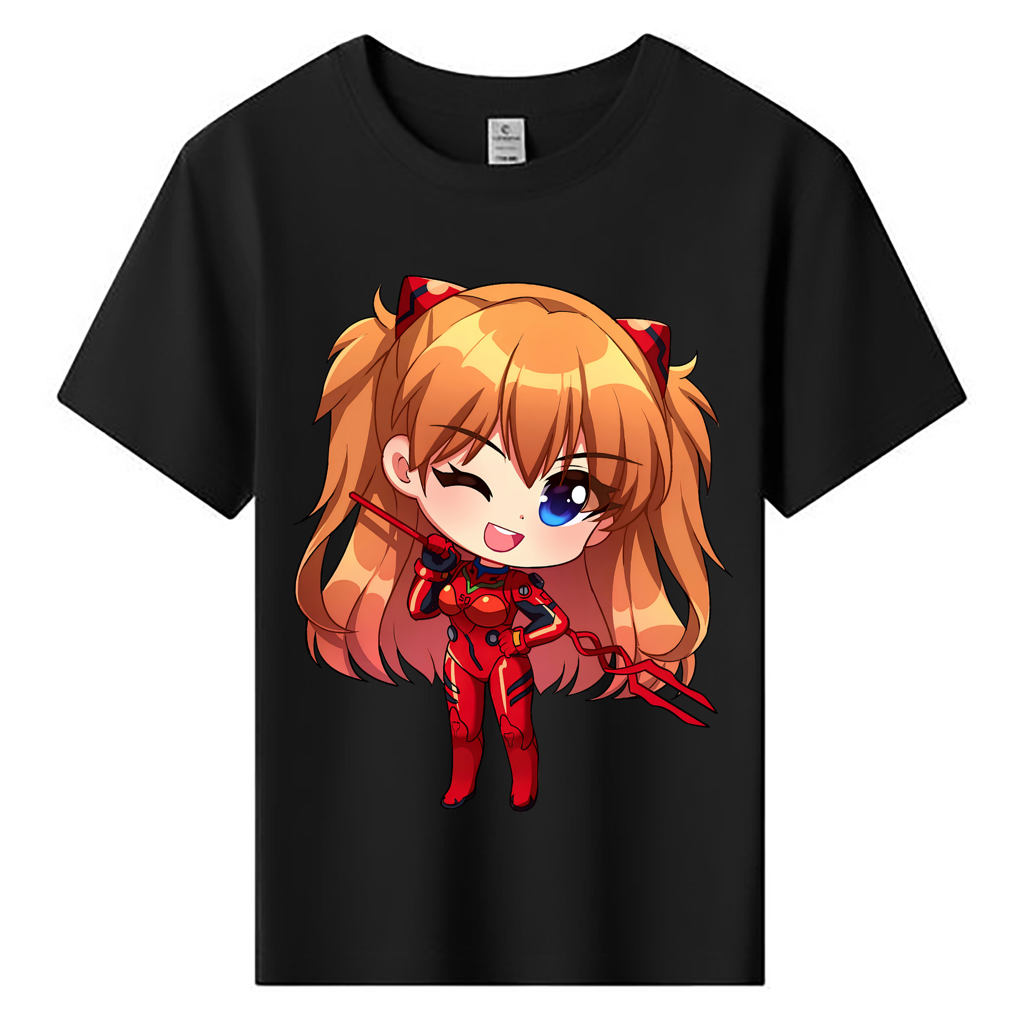 （画像用） EVA 新世紀エヴァンゲリオン 綿100％キッズTシャツ（フロントプリント）