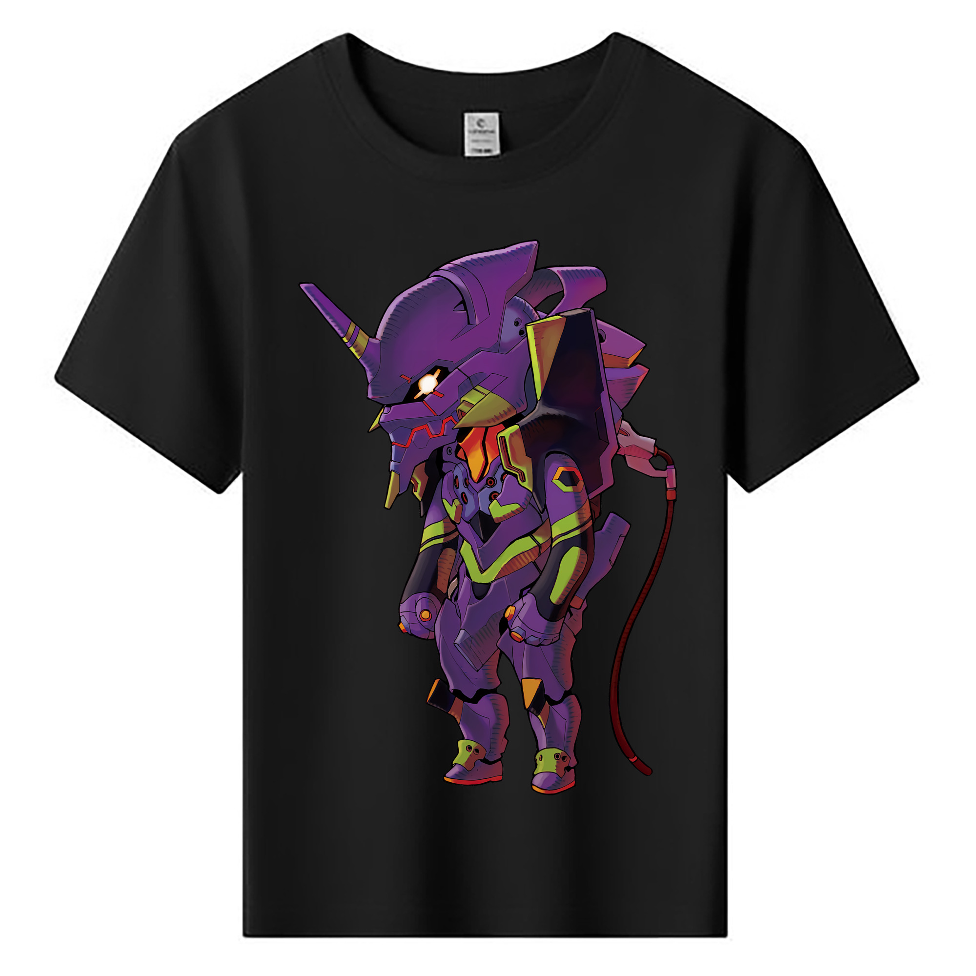 （画像用） EVA 新世紀エヴァンゲリオン 綿100％キッズTシャツ（フロントプリント）
