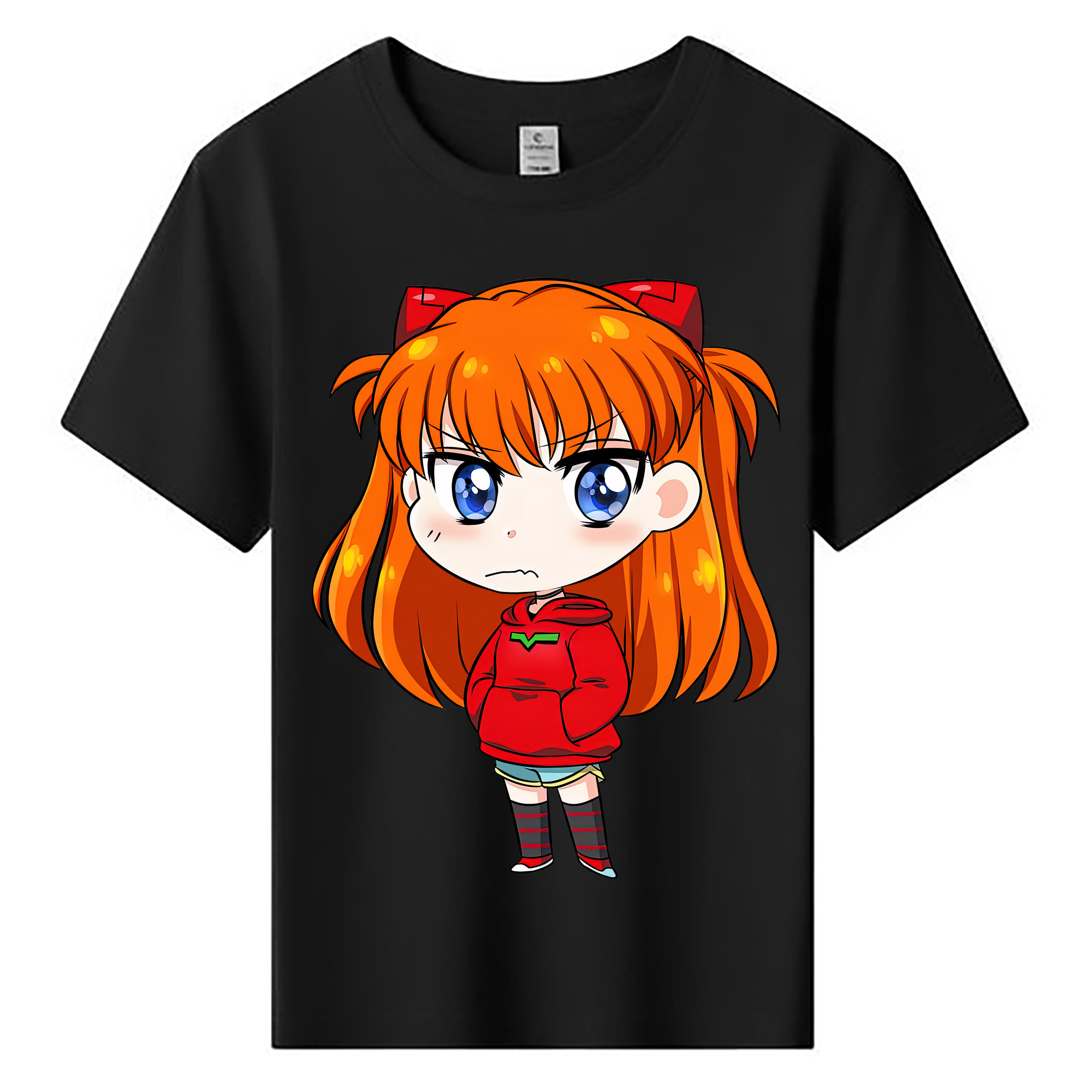 （画像用） EVA 新世紀エヴァンゲリオン 綿100％キッズTシャツ（フロントプリント）