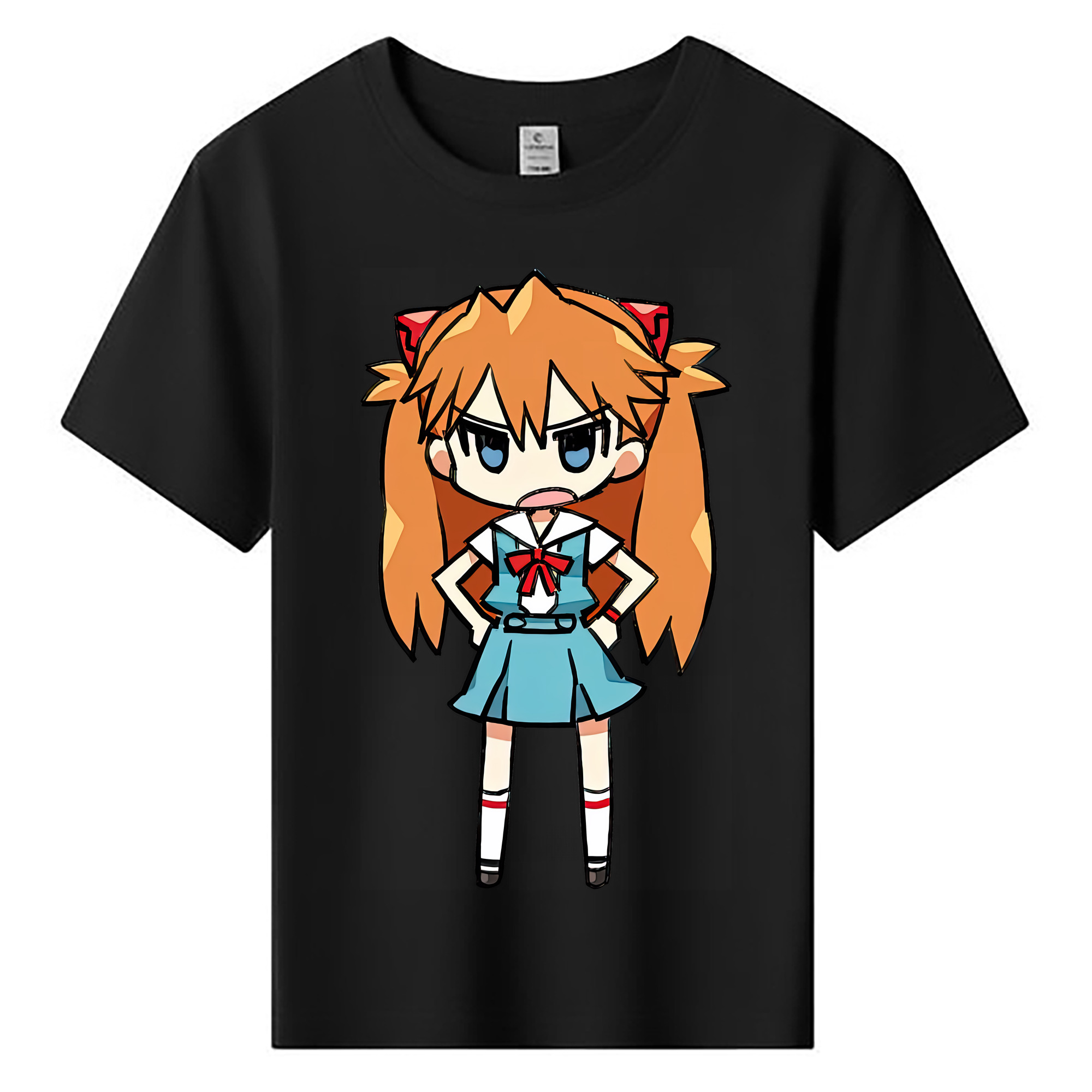 （画像用） EVA 新世紀エヴァンゲリオン 綿100％キッズTシャツ（フロントプリント）