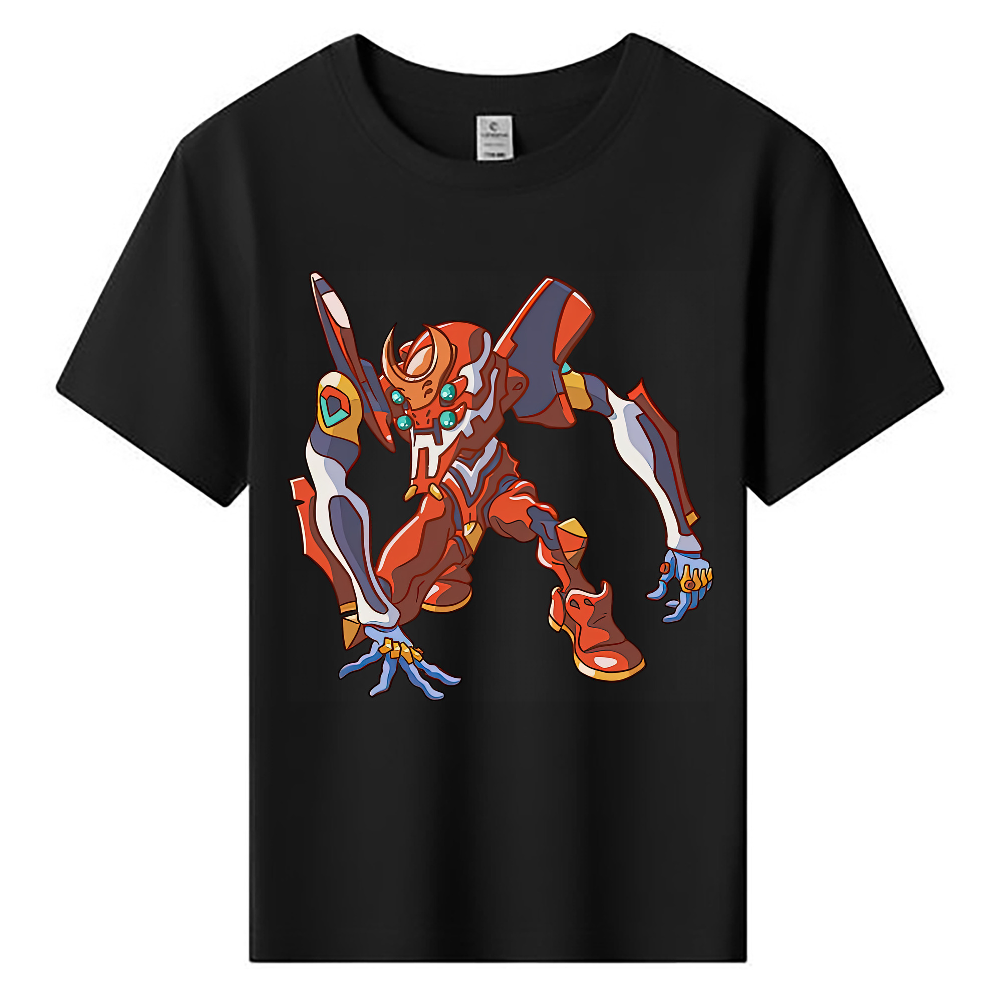 （画像用） EVA 新世紀エヴァンゲリオン 綿100％キッズTシャツ（フロントプリント）