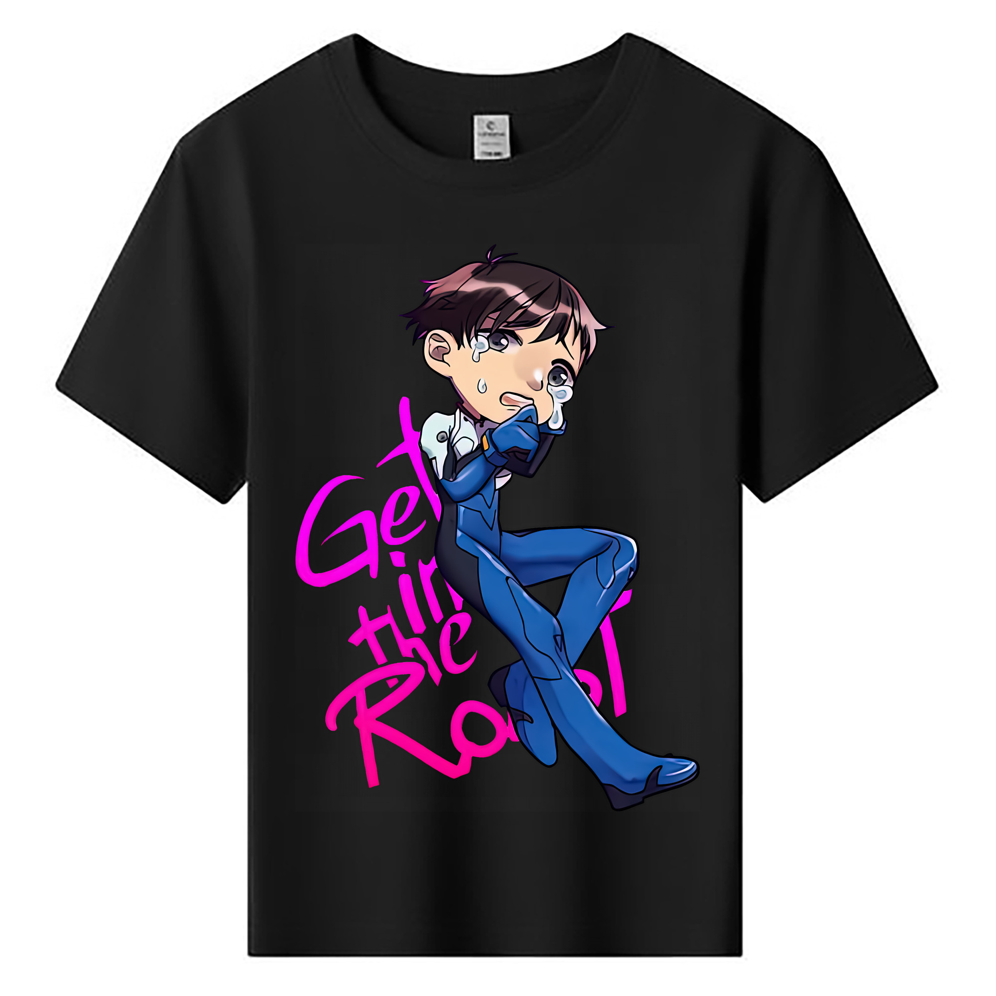 （画像用） EVA 新世紀エヴァンゲリオン 綿100％キッズTシャツ（フロントプリント）