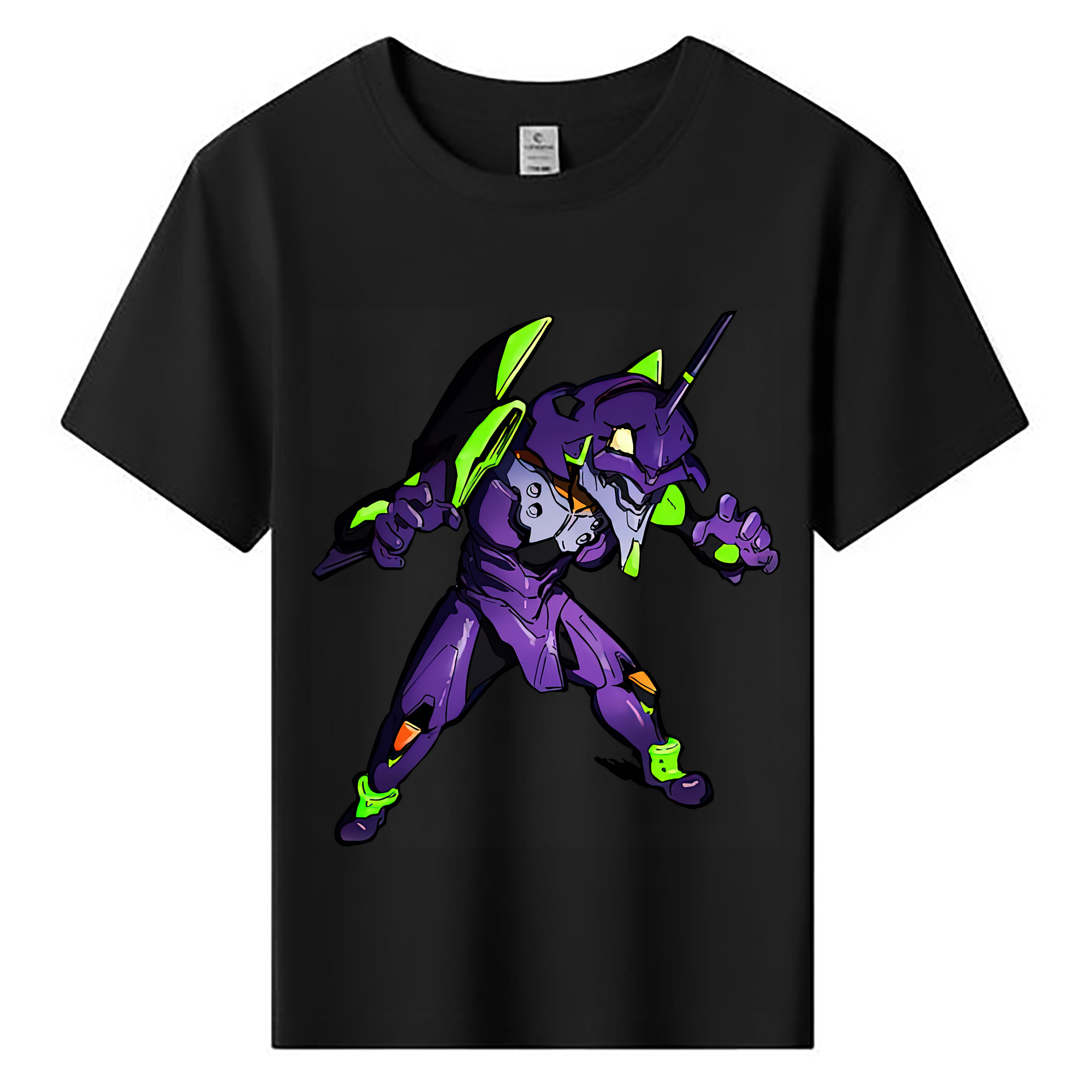（画像用） EVA 新世紀エヴァンゲリオン 綿100％キッズTシャツ（フロントプリント）