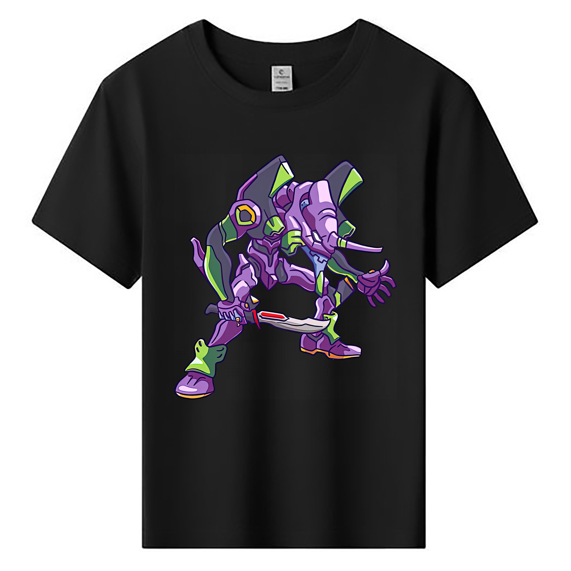 （画像用） EVA 新世紀エヴァンゲリオン 綿100％キッズTシャツ（フロントプリント）