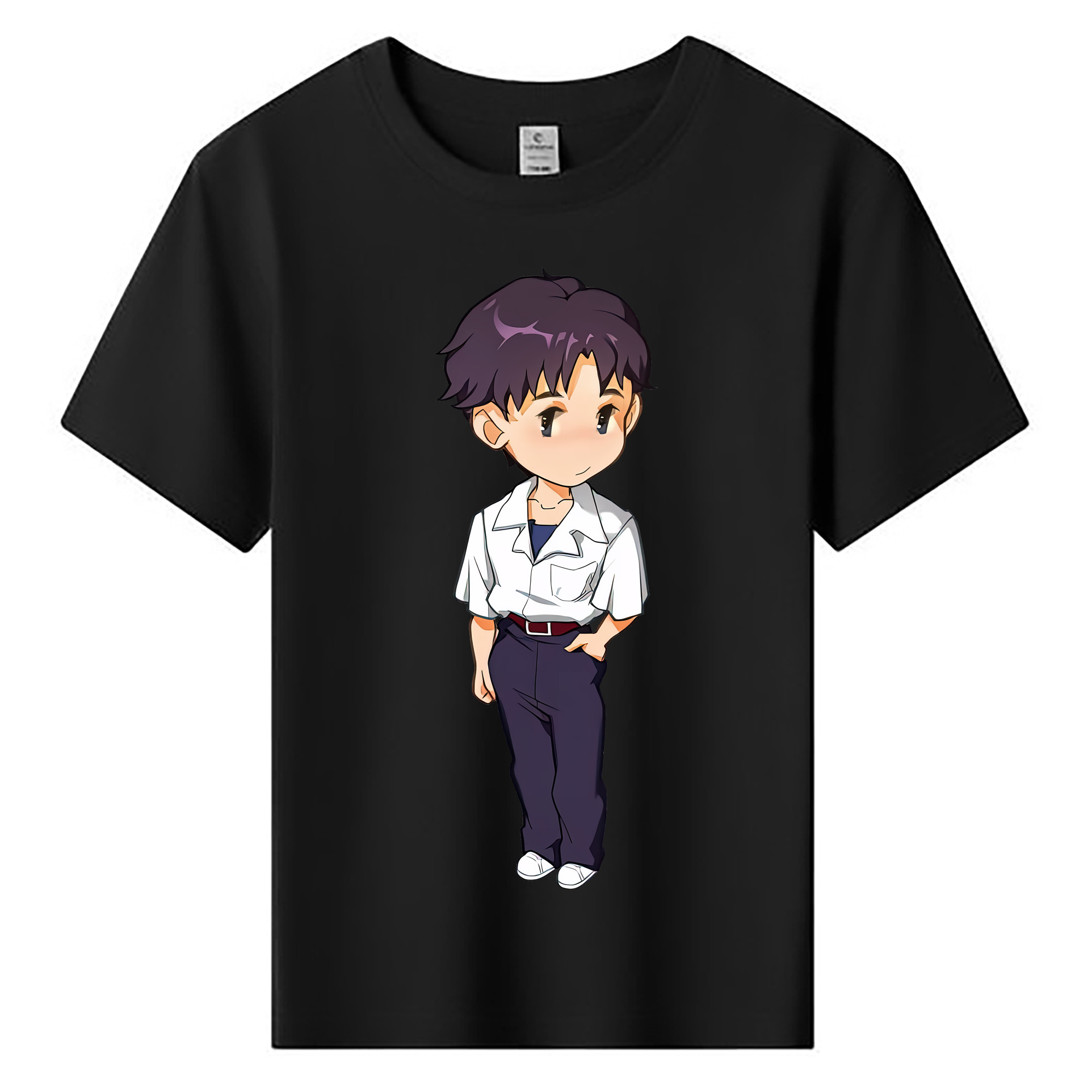 （画像用） EVA 新世紀エヴァンゲリオン 綿100％キッズTシャツ（フロントプリント）