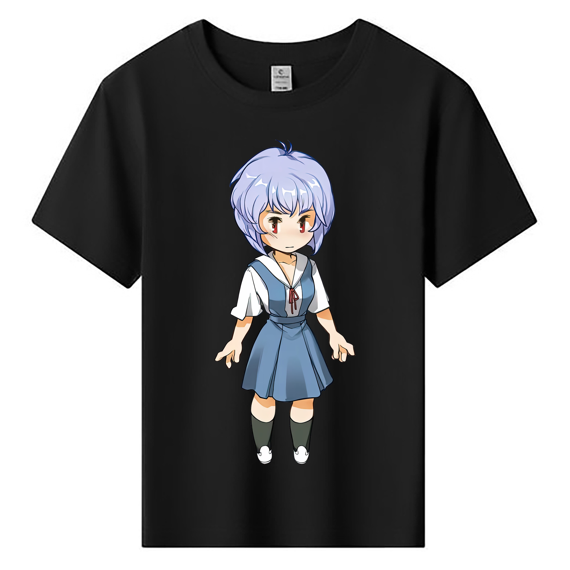 （画像用） EVA 新世紀エヴァンゲリオン 綿100％キッズTシャツ（フロントプリント）