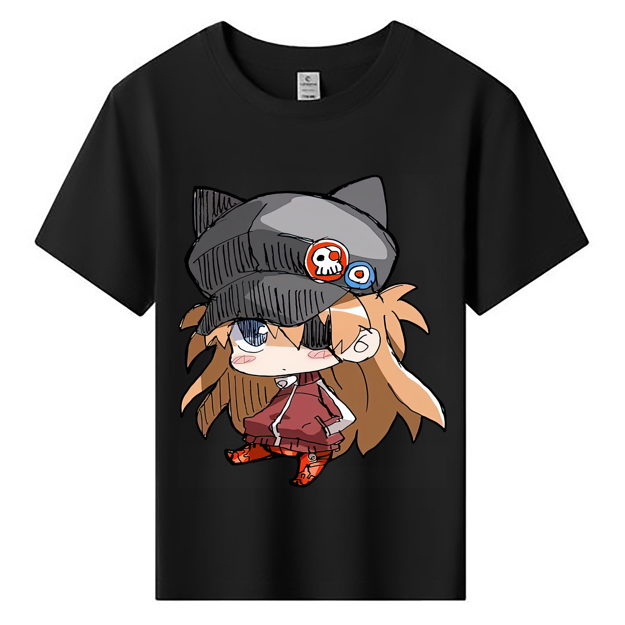 （画像用） EVA 新世紀エヴァンゲリオン 綿100％キッズTシャツ（フロントプリント）