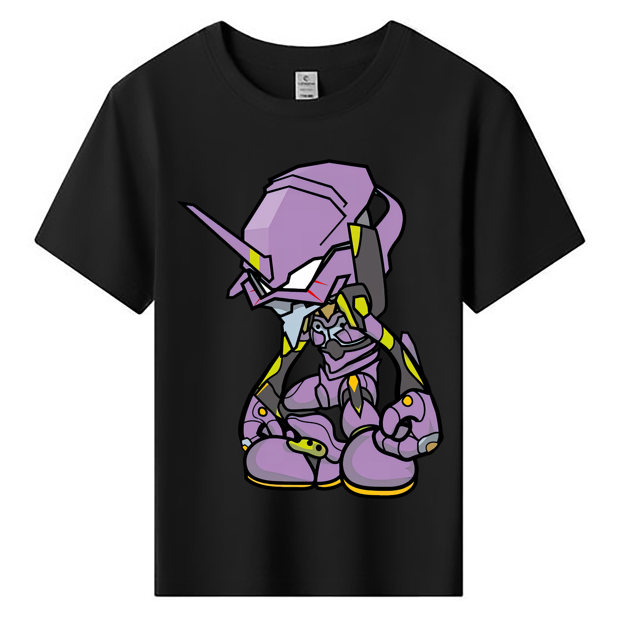 （画像用） EVA 新世紀エヴァンゲリオン 綿100％キッズTシャツ（フロントプリント）