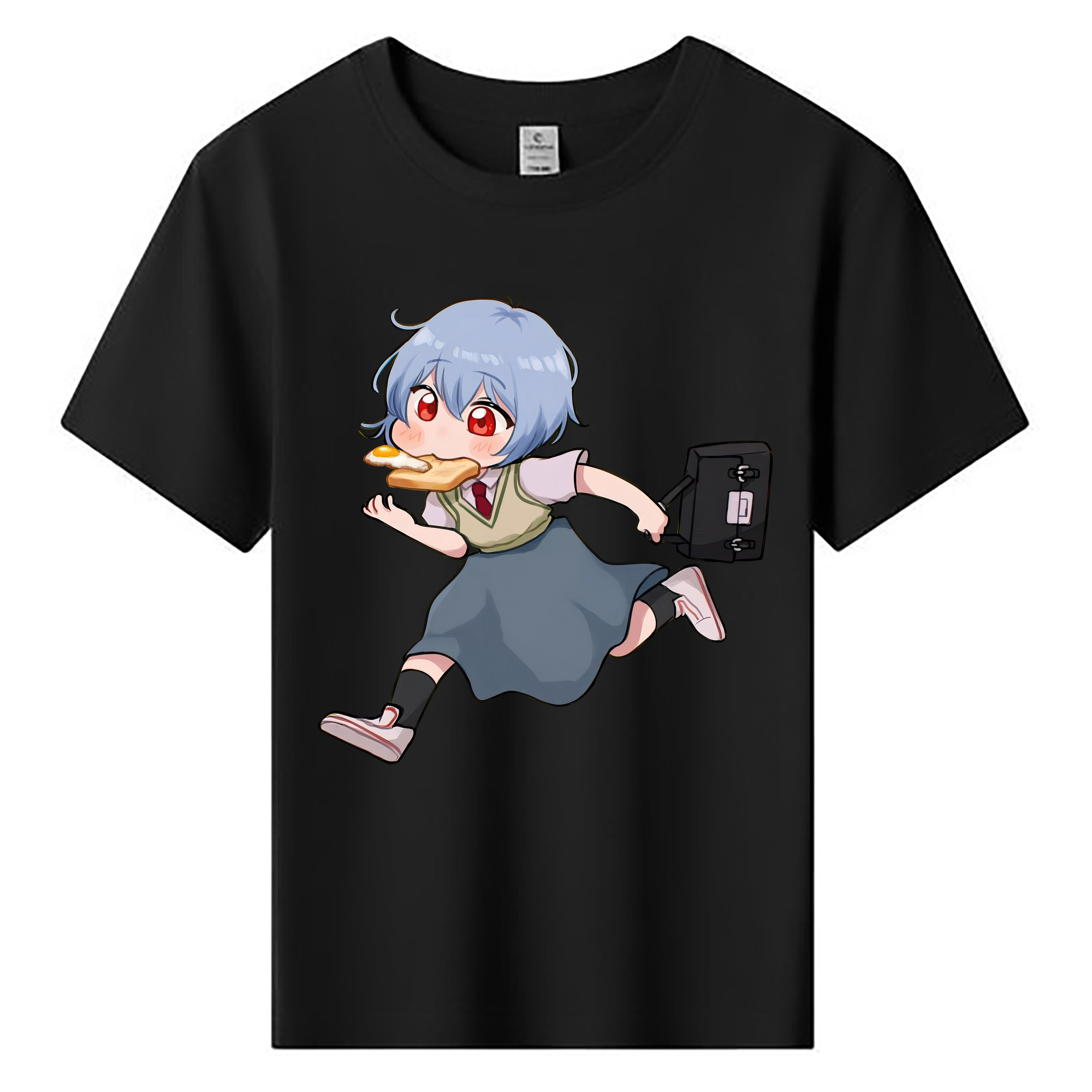 （画像用） EVA 新世紀エヴァンゲリオン 綿100％キッズTシャツ（フロントプリント）