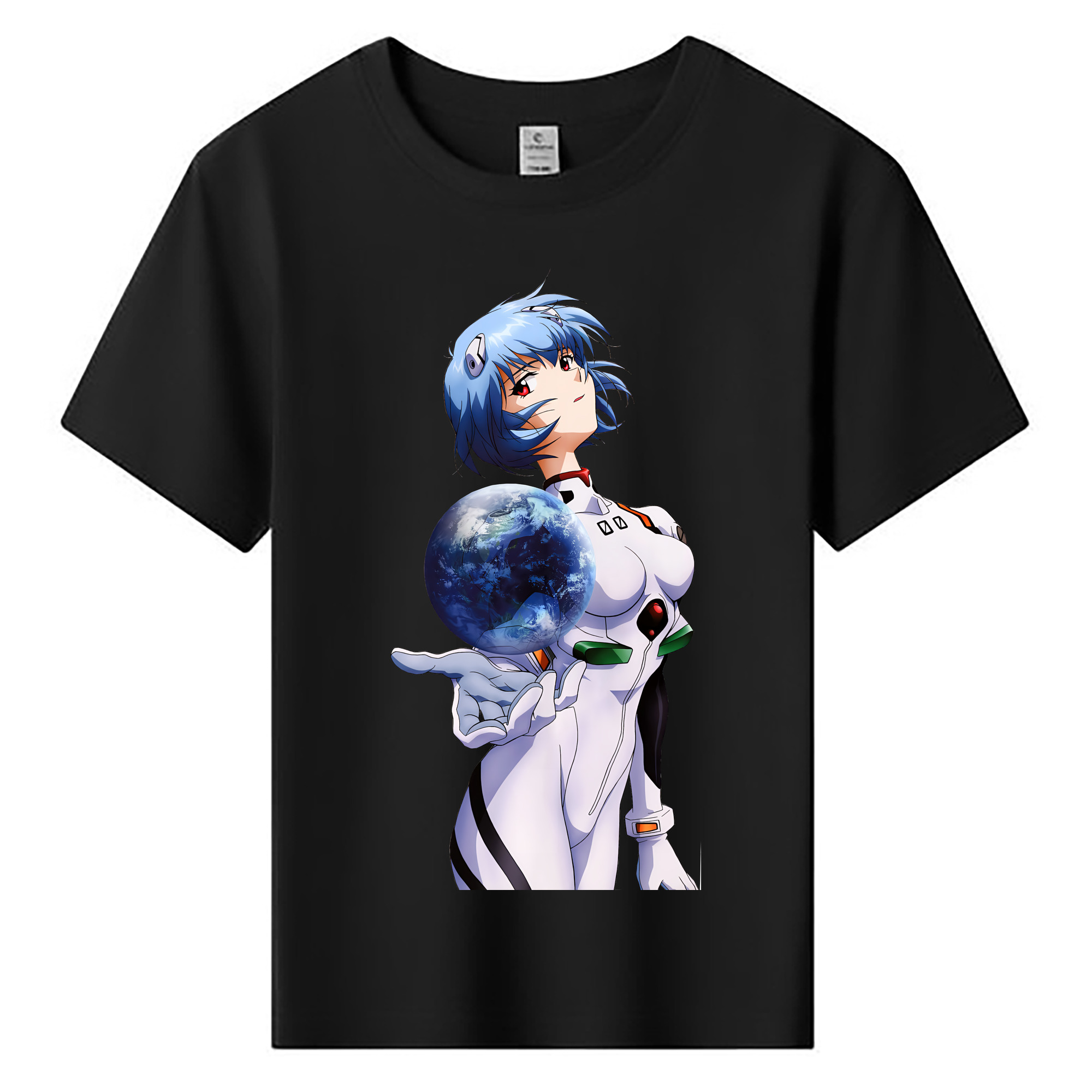 （画像用） EVA 新世紀エヴァンゲリオン 綿100％キッズTシャツ（フロントプリント）