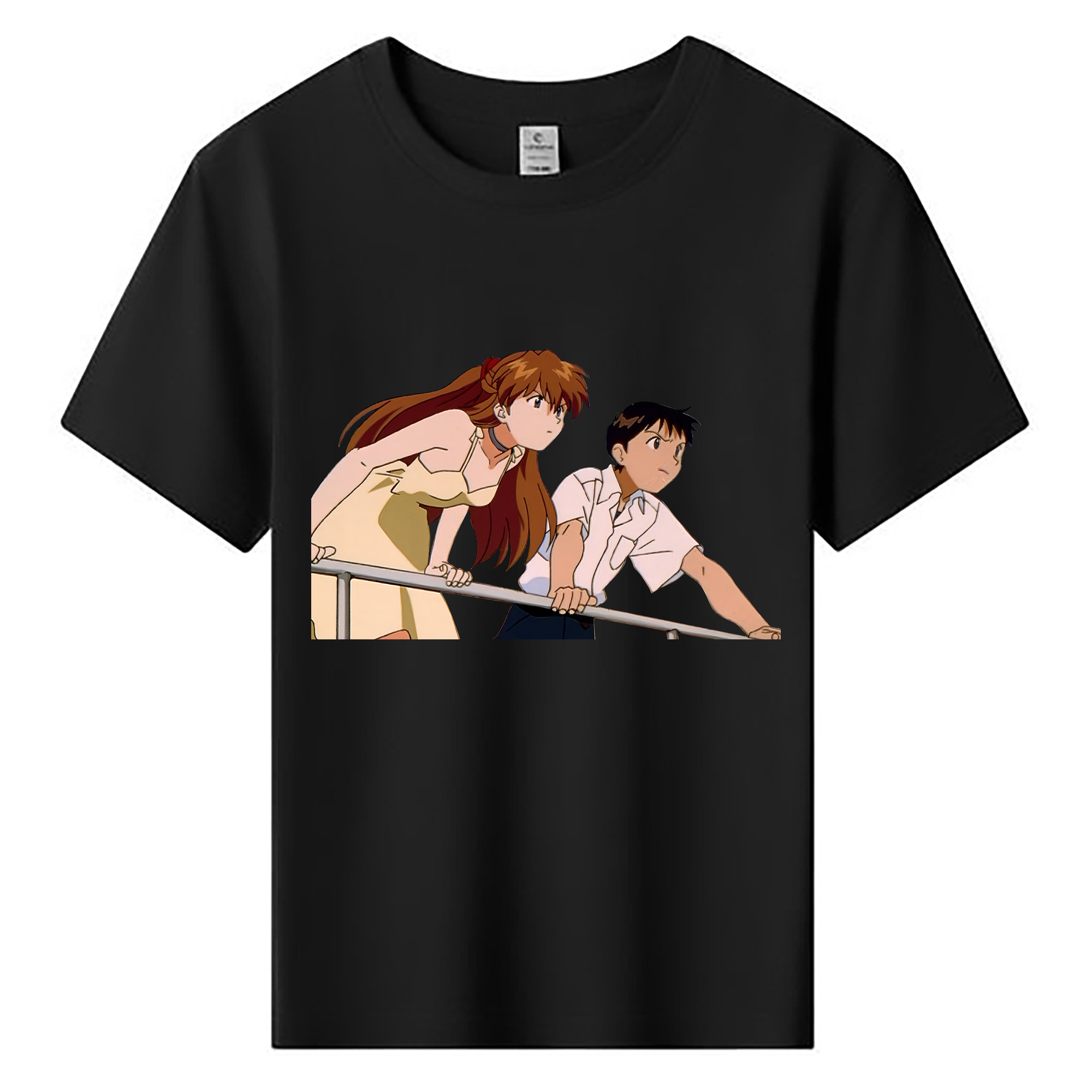 （画像用） EVA 新世紀エヴァンゲリオン 綿100％キッズTシャツ（フロントプリント）