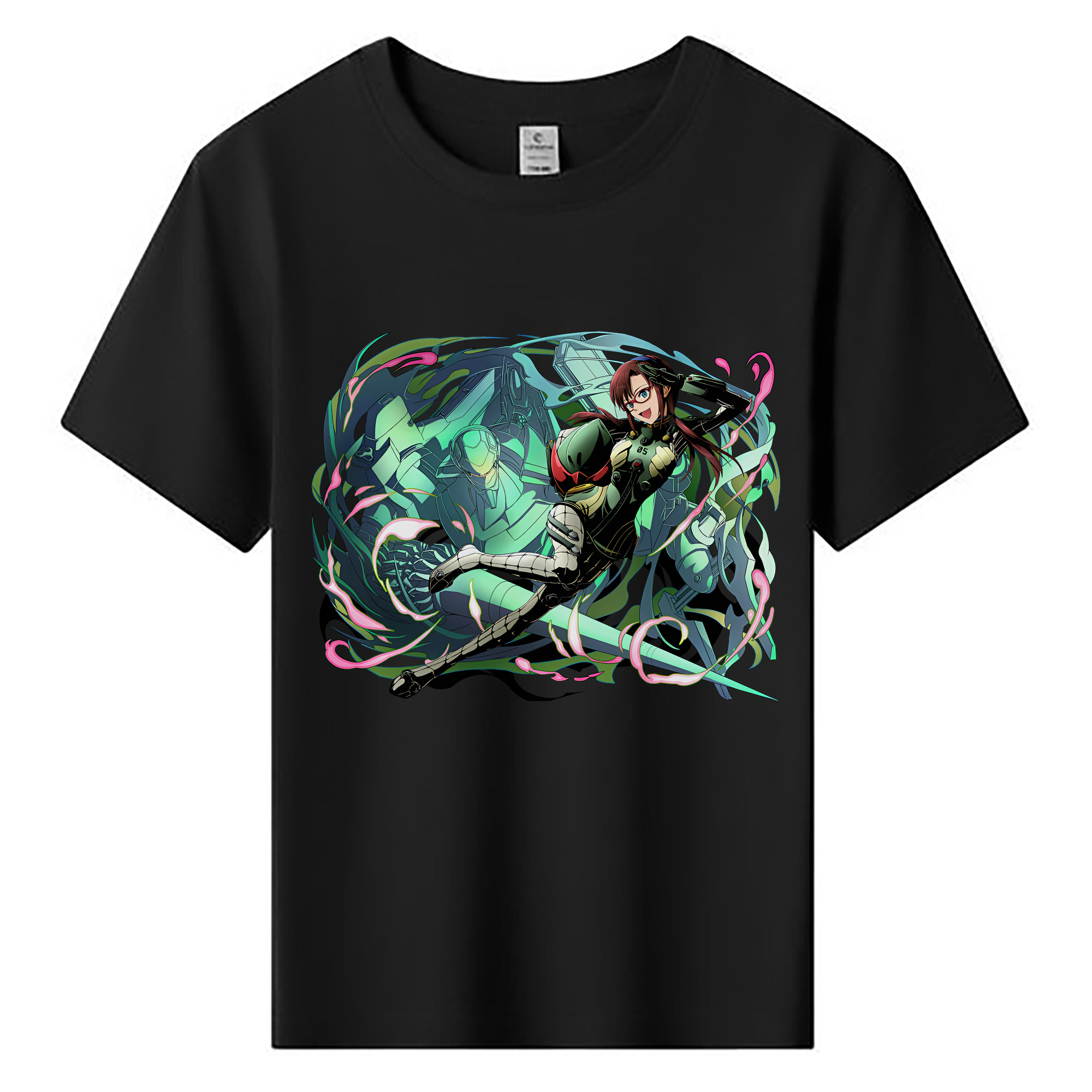 （画像用） EVA 新世紀エヴァンゲリオン 綿100％キッズTシャツ（フロントプリント）
