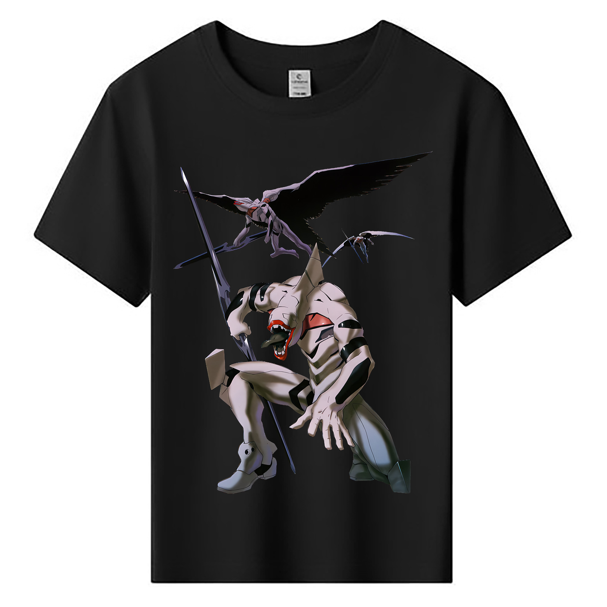 （画像用） EVA 新世紀エヴァンゲリオン 綿100％キッズTシャツ（フロントプリント）