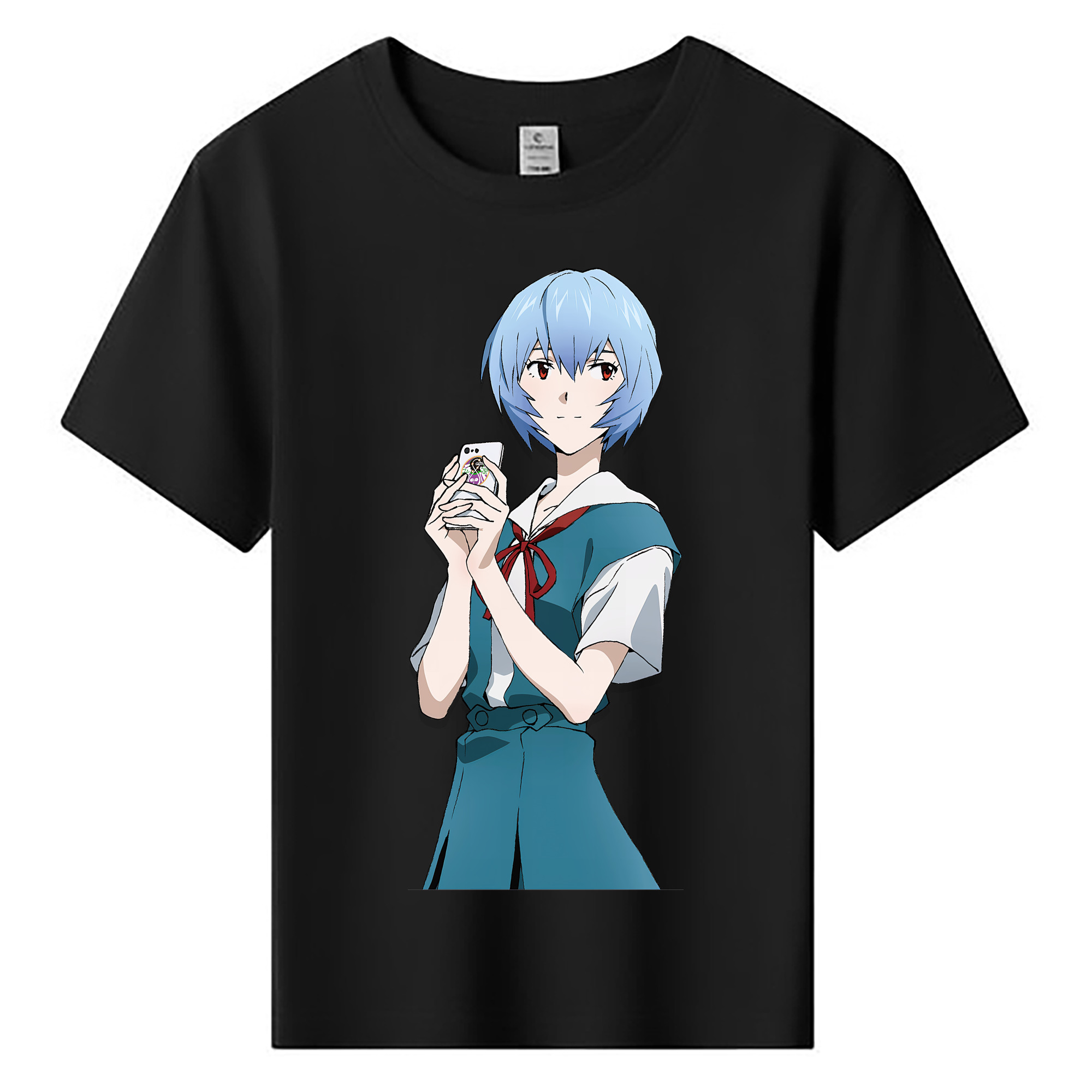 （画像用） EVA 新世紀エヴァンゲリオン 綿100％キッズTシャツ（フロントプリント）