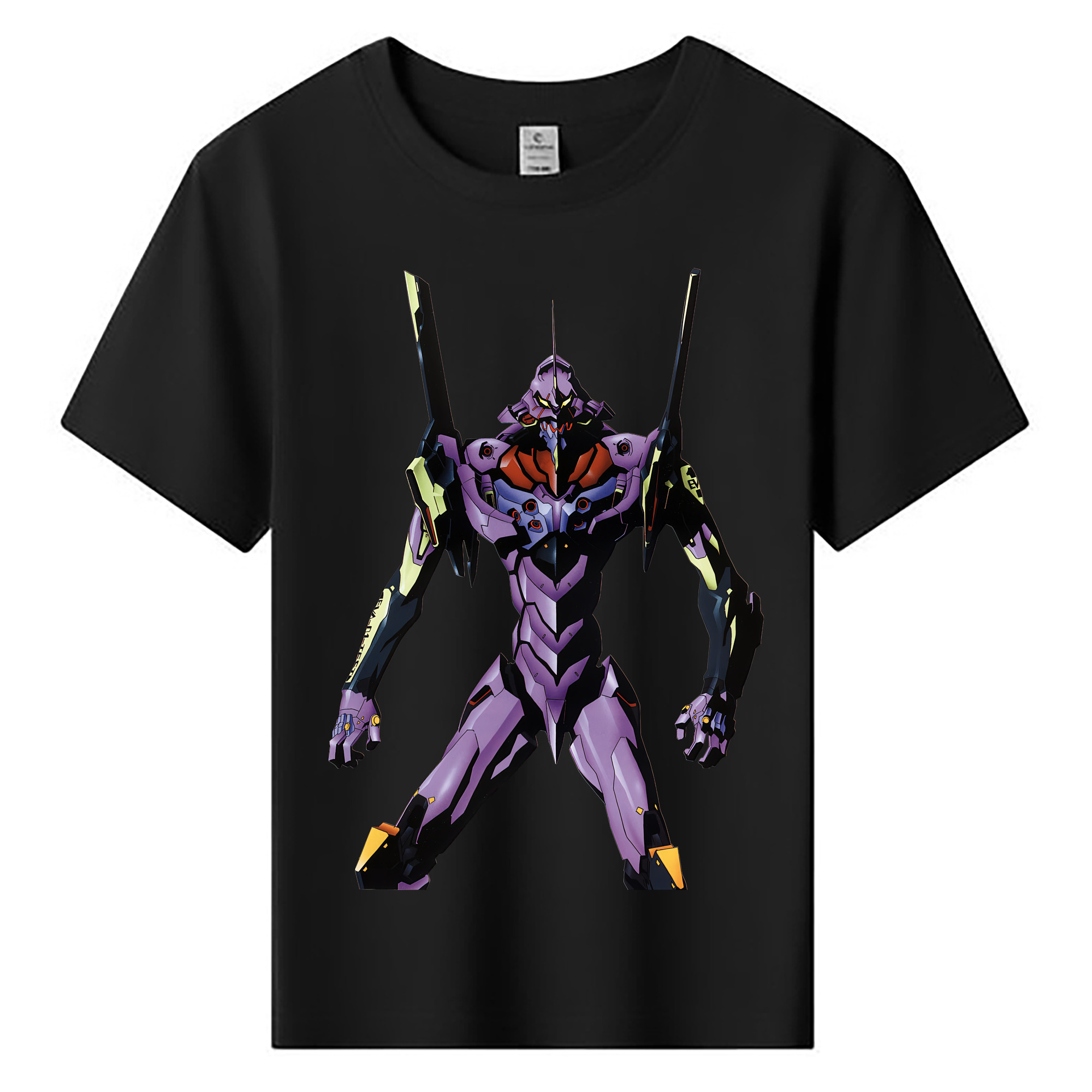 （画像用） EVA 新世紀エヴァンゲリオン 綿100％キッズTシャツ（フロントプリント）