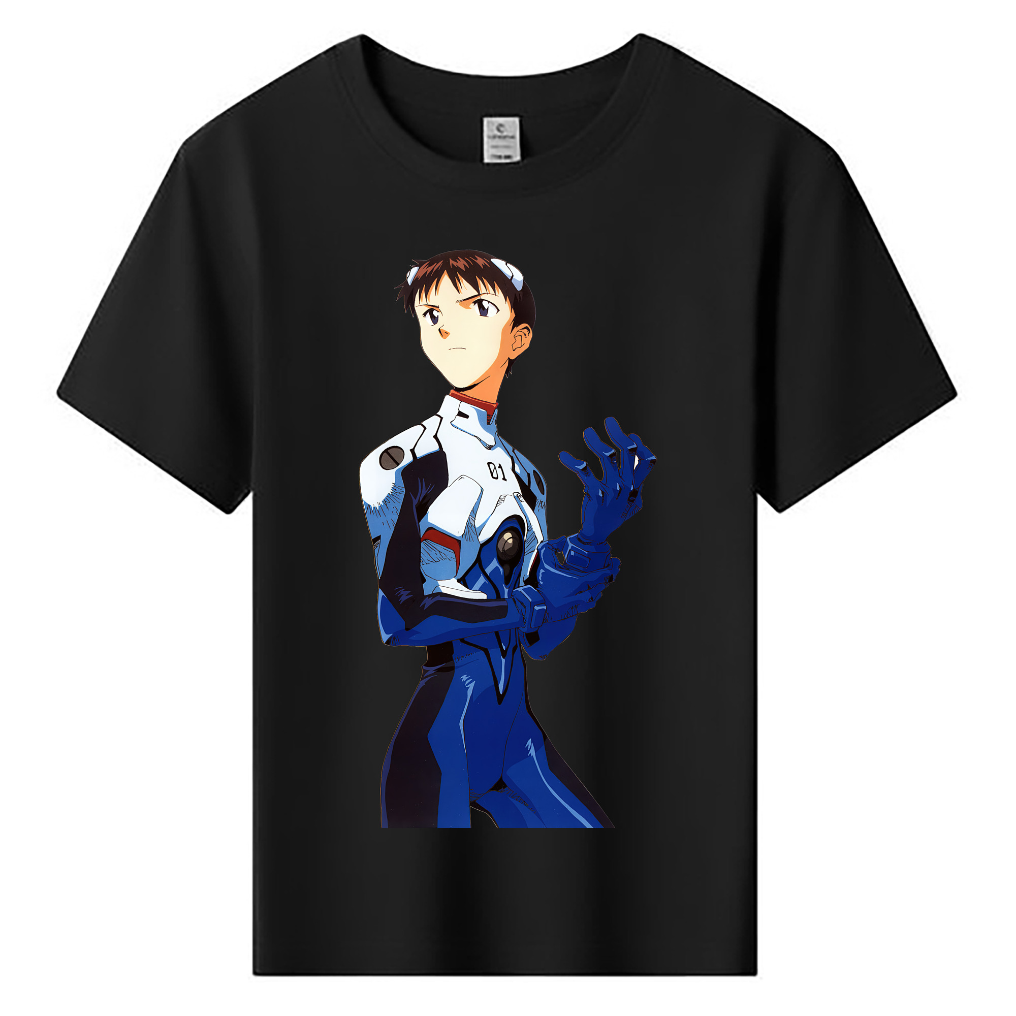 （画像用） EVA 新世紀エヴァンゲリオン 綿100％キッズTシャツ（フロントプリント）
