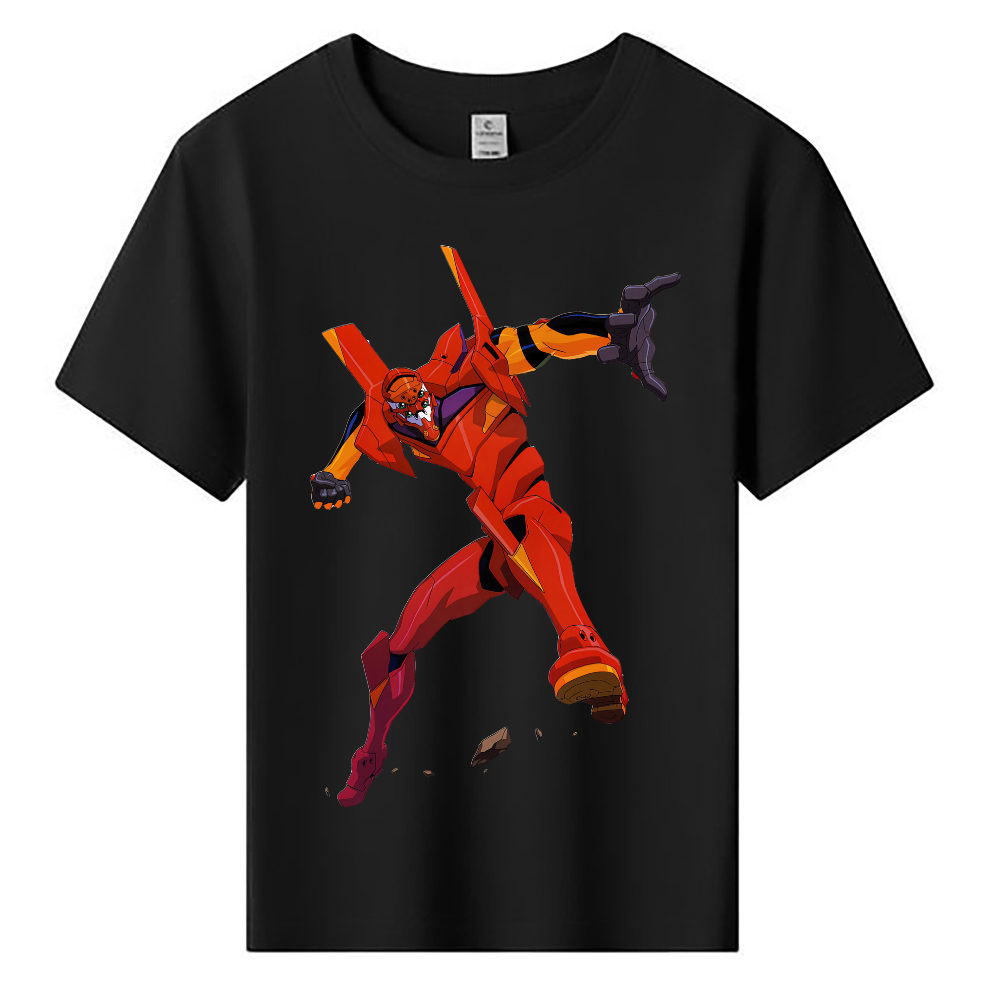 （画像用） EVA 新世紀エヴァンゲリオン 綿100％キッズTシャツ（フロントプリント）