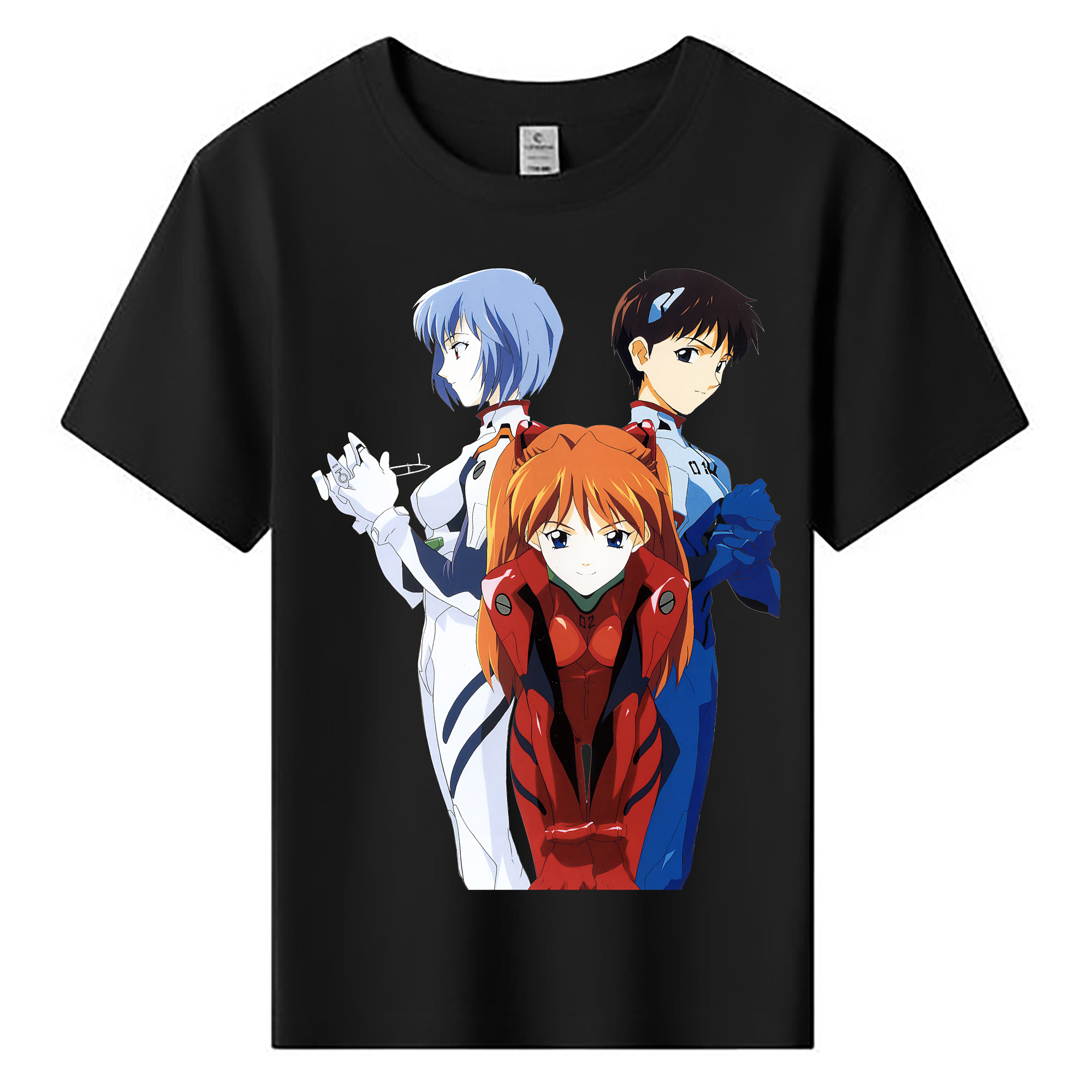 （画像用） EVA 新世紀エヴァンゲリオン 綿100％キッズTシャツ（フロントプリント）