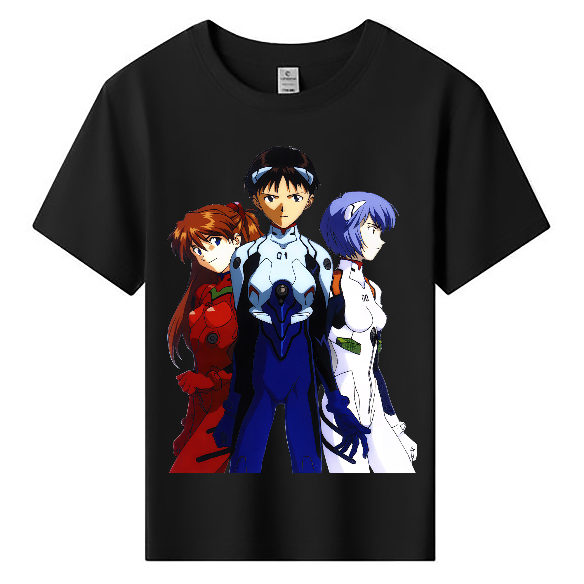（画像用） EVA 新世紀エヴァンゲリオン 綿100％キッズTシャツ（フロントプリント）