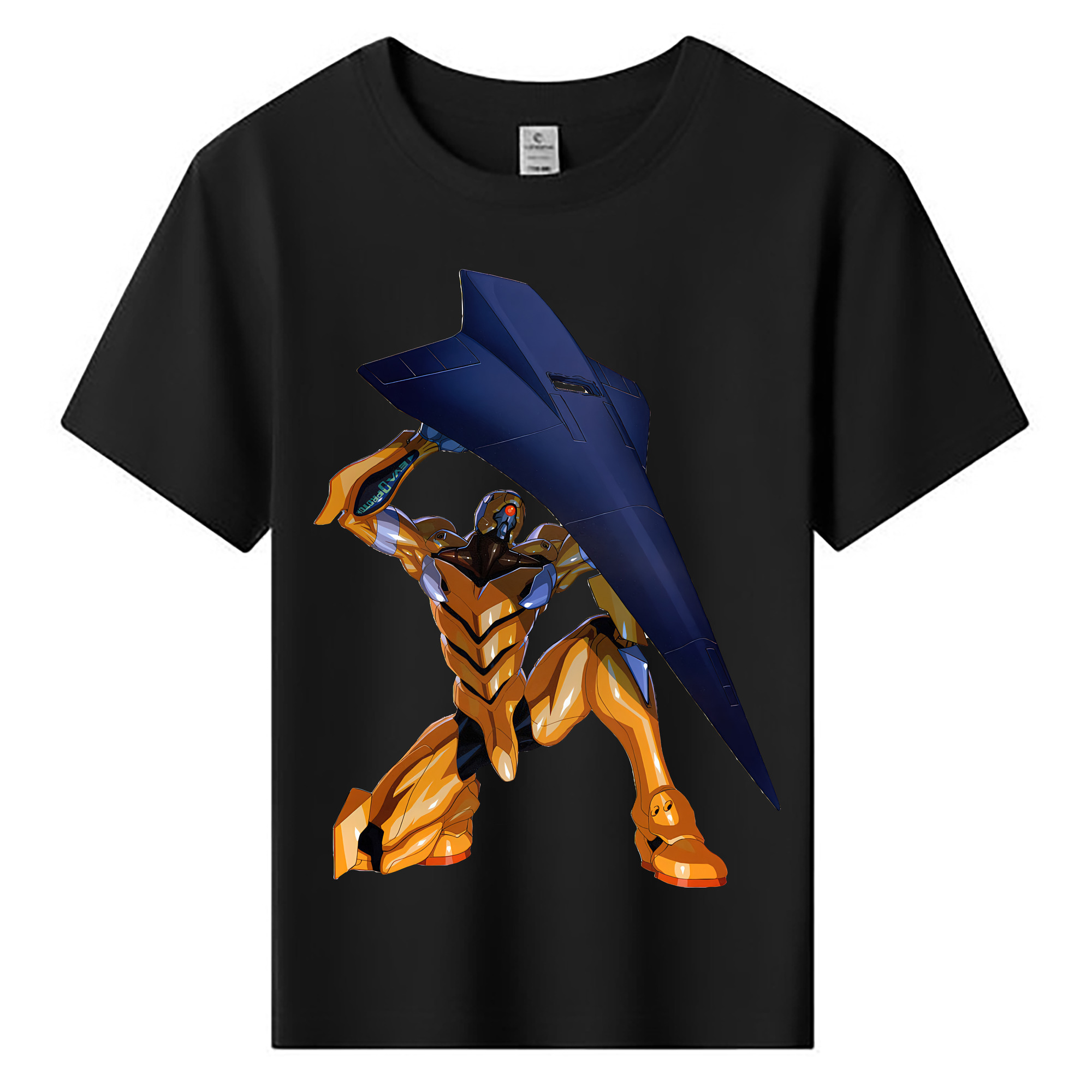 （画像用） EVA 新世紀エヴァンゲリオン 綿100％キッズTシャツ（フロントプリント）