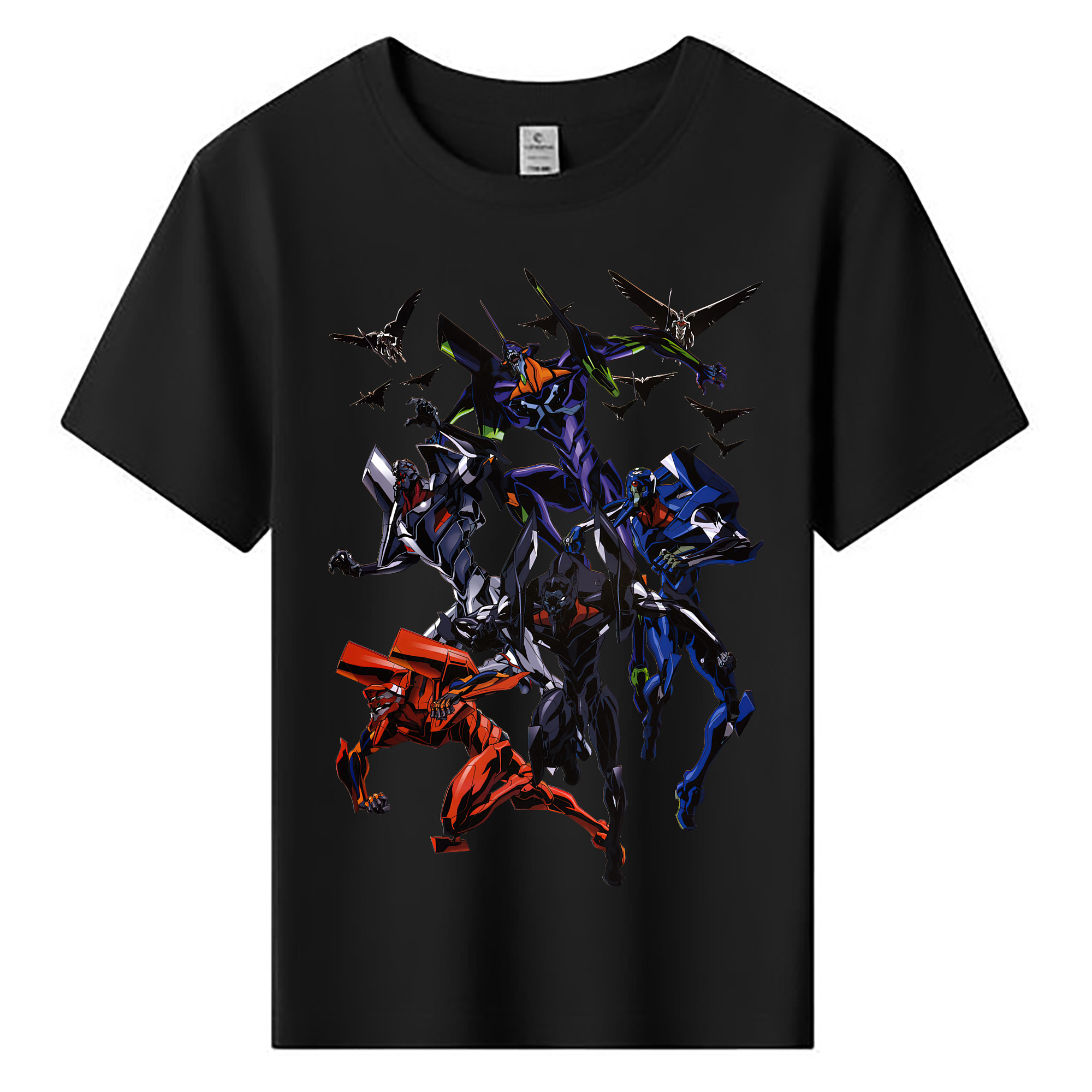 （画像用） EVA 新世紀エヴァンゲリオン 綿100％キッズTシャツ（フロントプリント）