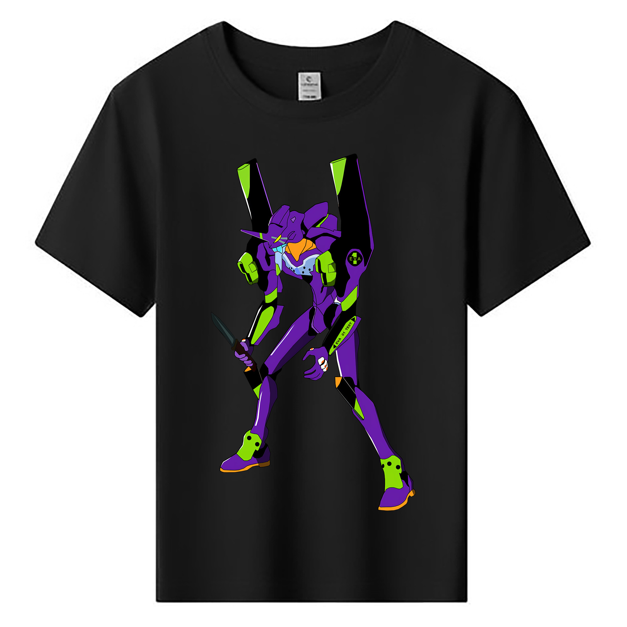 （画像用） EVA 新世紀エヴァンゲリオン 綿100％キッズTシャツ（フロントプリント）