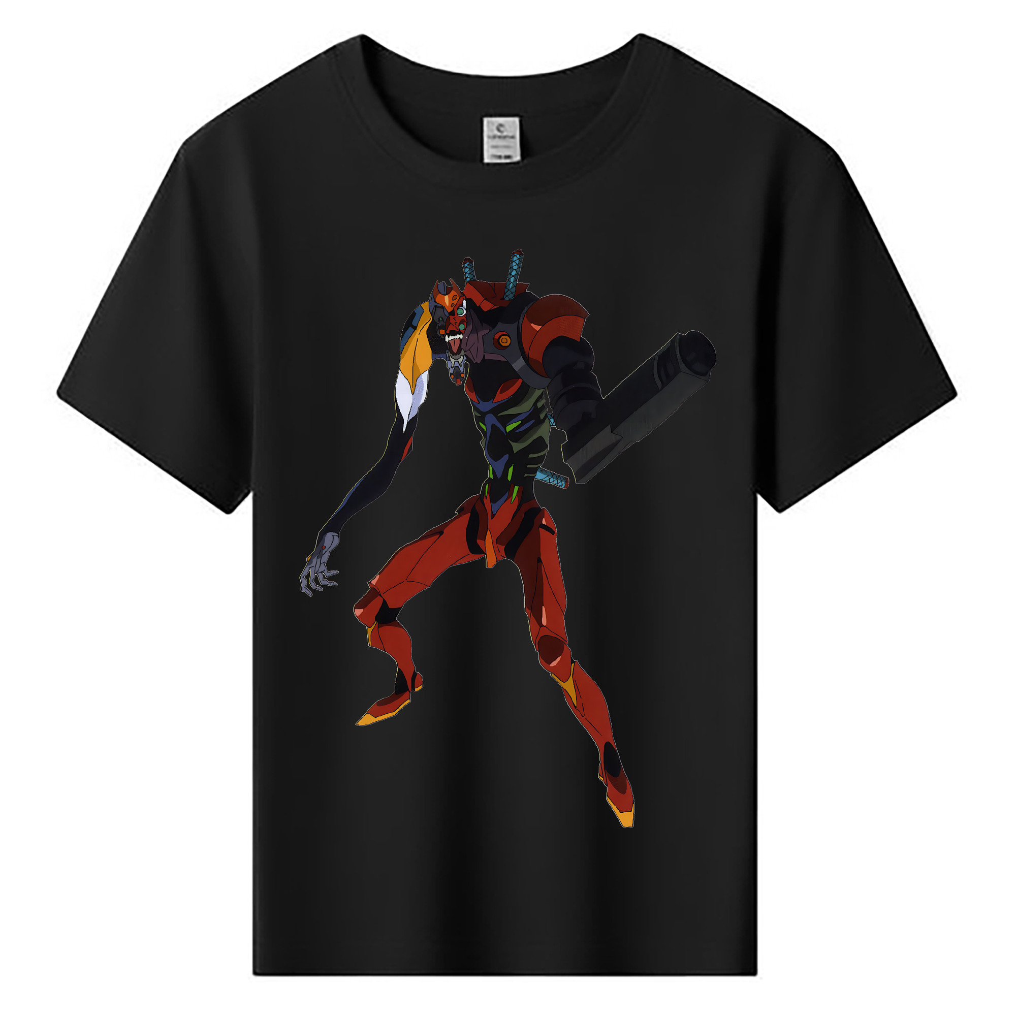 （画像用） EVA 新世紀エヴァンゲリオン 綿100％キッズTシャツ（フロントプリント）