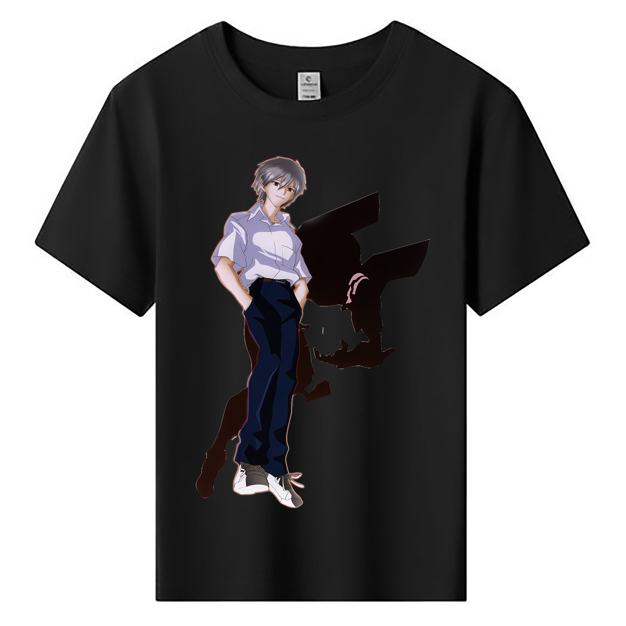 （画像用） EVA 新世紀エヴァンゲリオン 綿100％キッズTシャツ（フロントプリント）