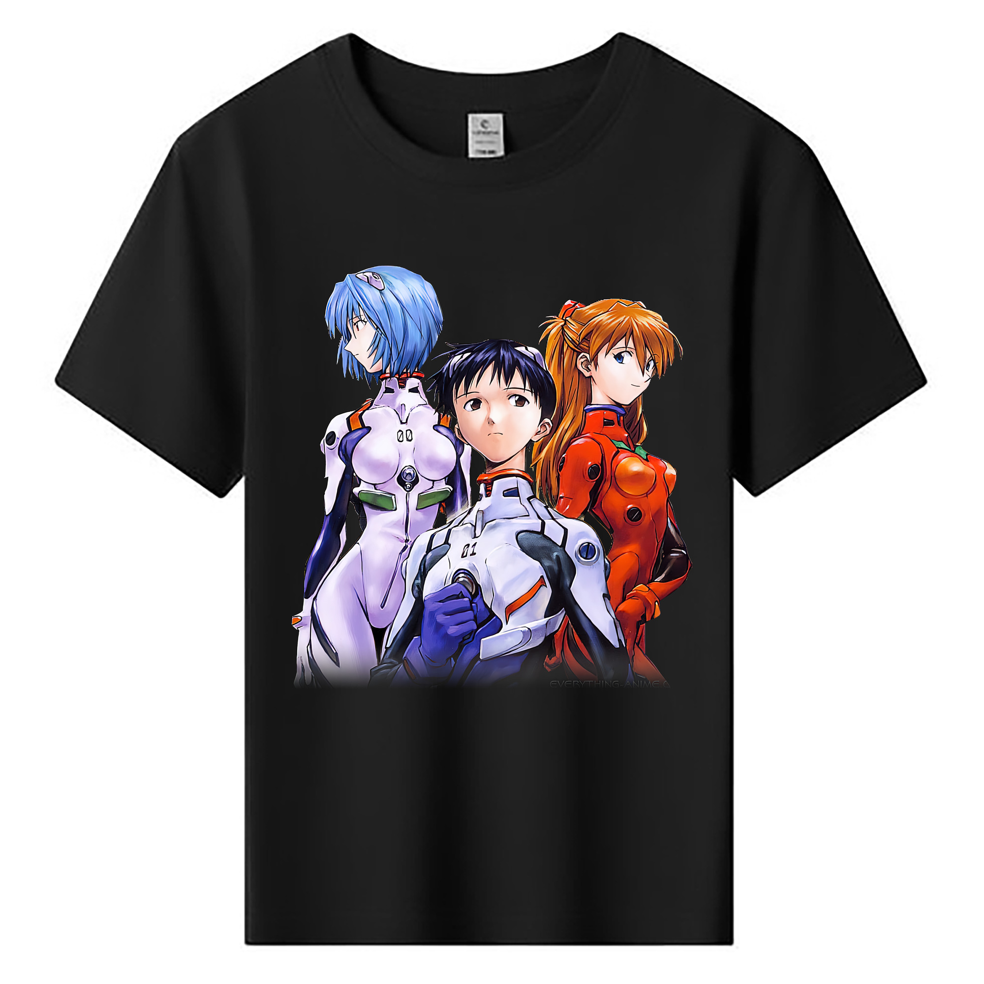 （画像用） EVA 新世紀エヴァンゲリオン 綿100％キッズTシャツ（フロントプリント）