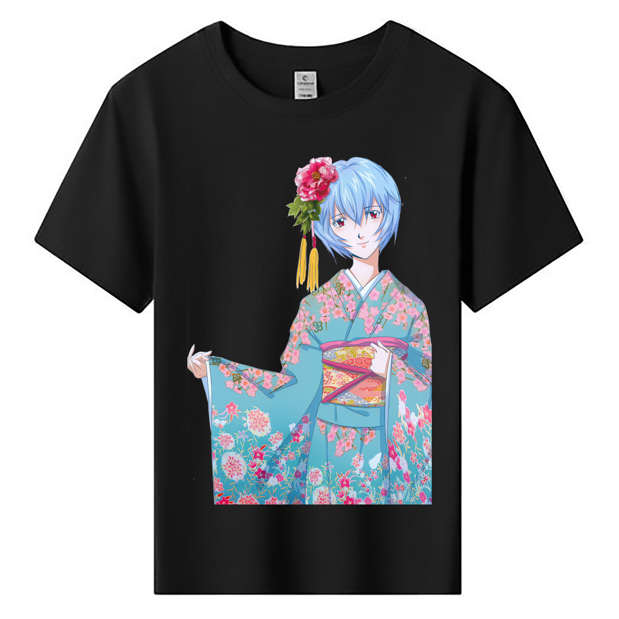 （画像用） EVA 新世紀エヴァンゲリオン 綿100％キッズTシャツ（フロントプリント）