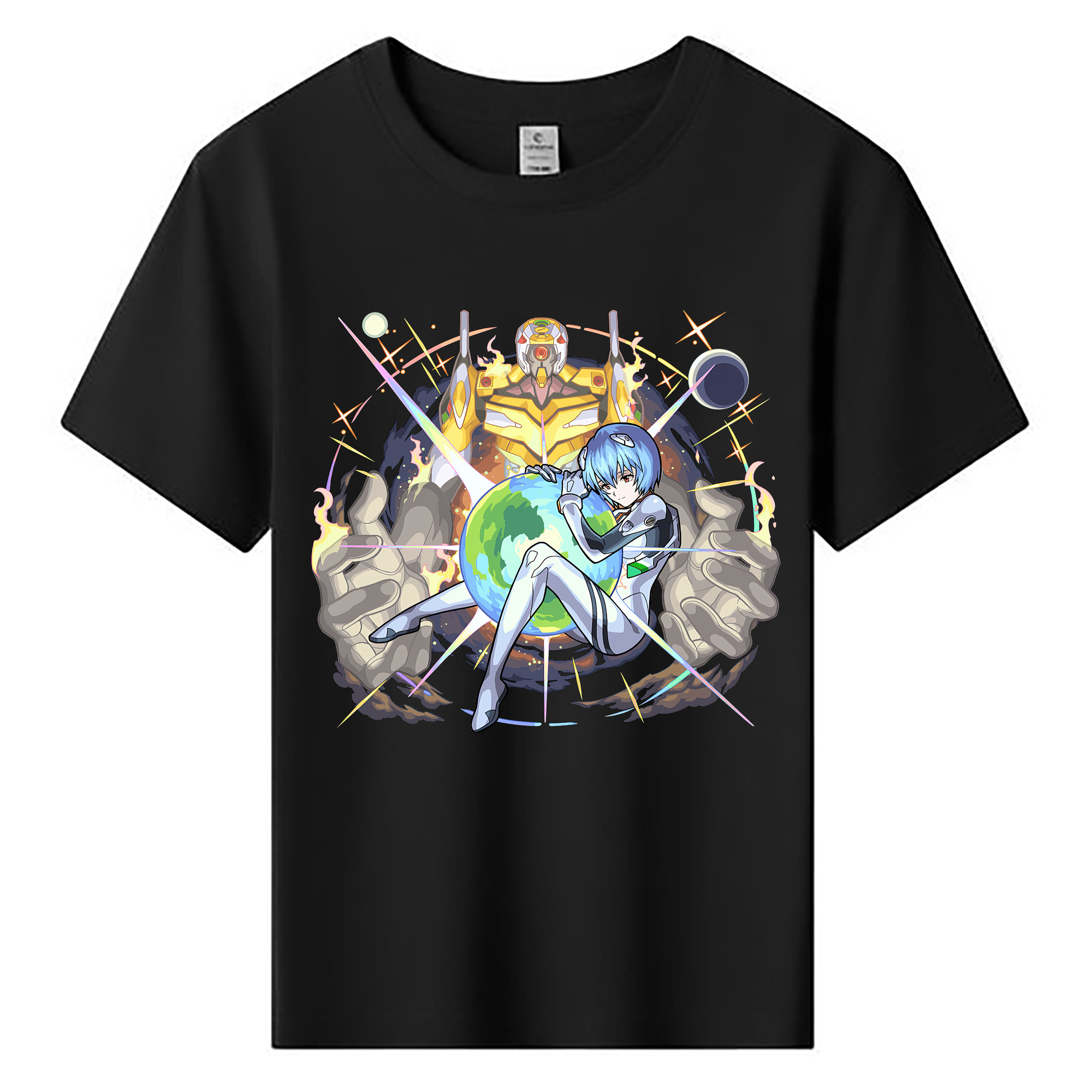 （画像用） EVA 新世紀エヴァンゲリオン 綿100％キッズTシャツ（フロントプリント）
