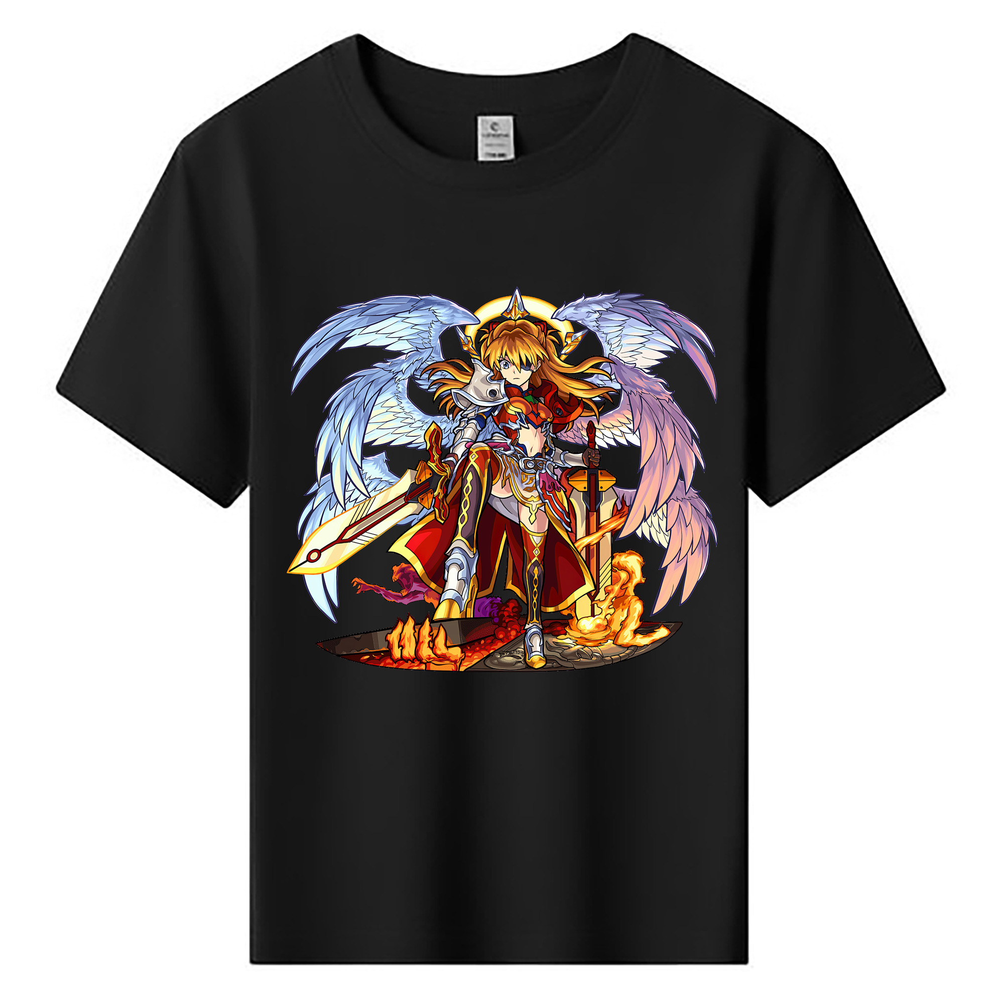 （画像用） EVA 新世紀エヴァンゲリオン 綿100％キッズTシャツ（フロントプリント）