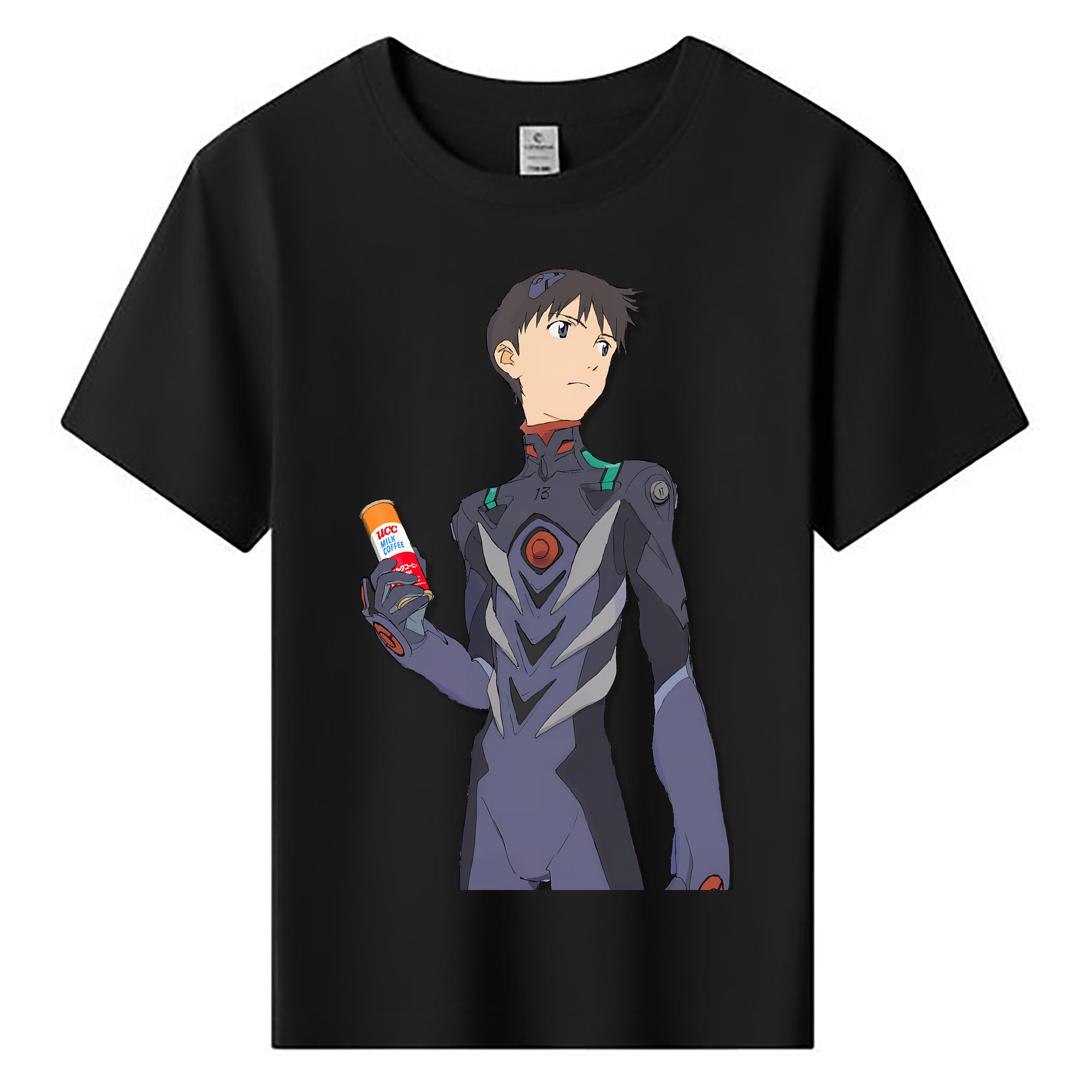（画像用） EVA 新世紀エヴァンゲリオン 綿100％キッズTシャツ（フロントプリント）