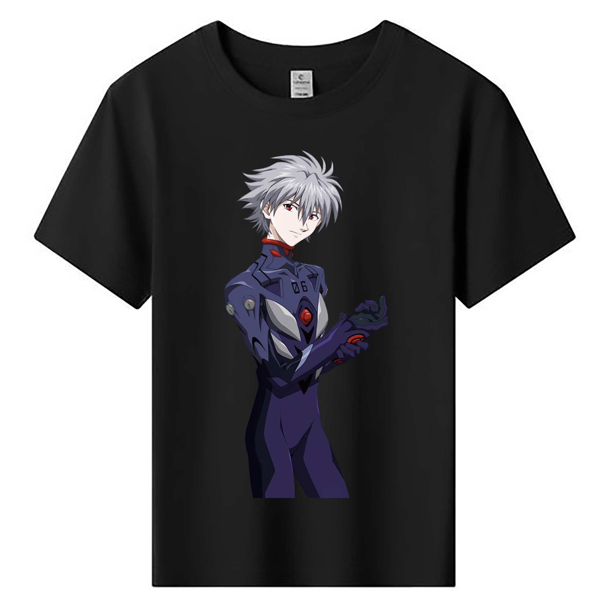 （画像用） EVA 新世紀エヴァンゲリオン 綿100％キッズTシャツ（フロントプリント）