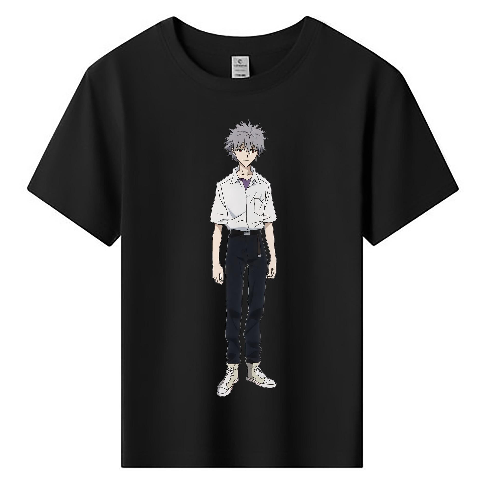 （画像用） EVA 新世紀エヴァンゲリオン 綿100％キッズTシャツ（フロントプリント）