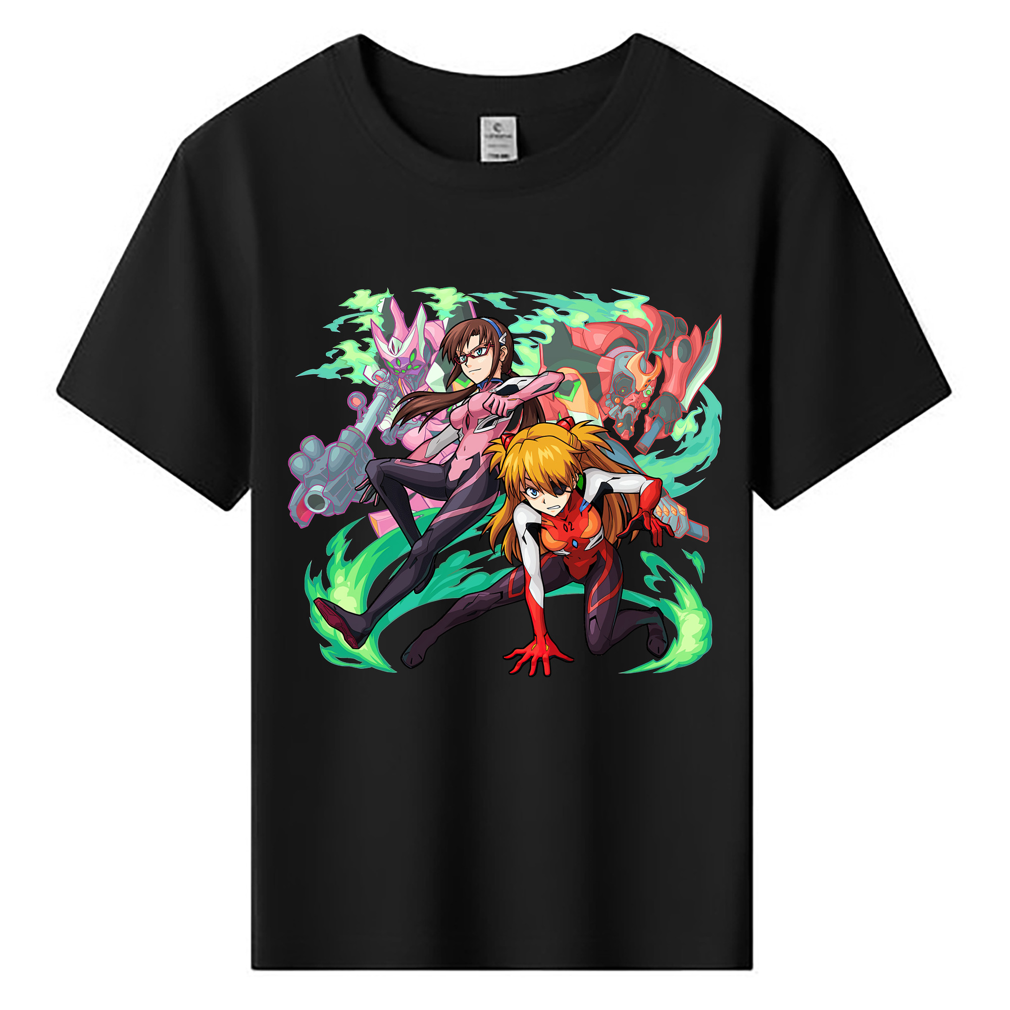 （画像用） EVA 新世紀エヴァンゲリオン 綿100％キッズTシャツ（フロントプリント）